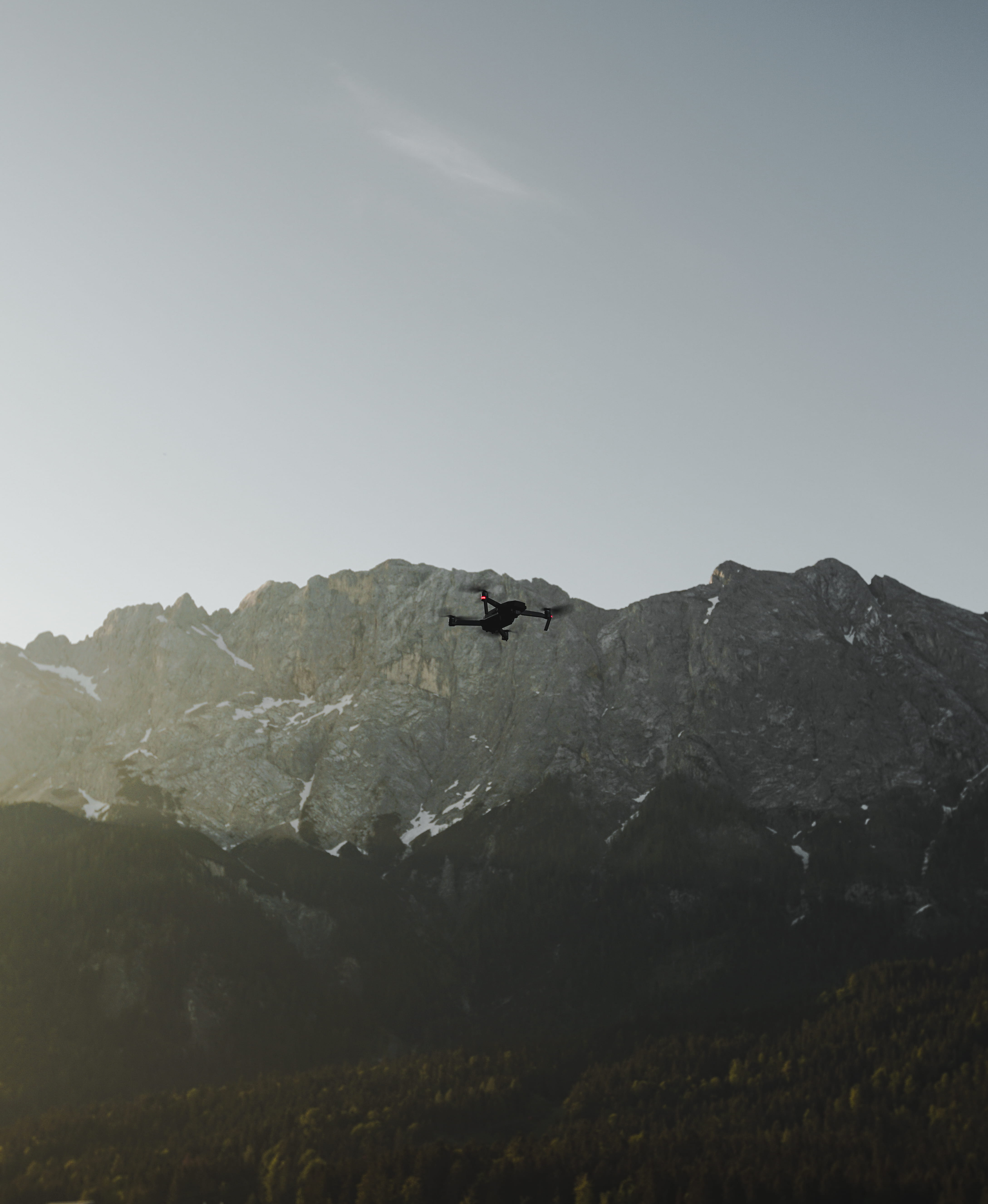 mountain rock, black, technology, drone photography, scenics, mountain ridge, mountain line, mountain Range, hillside, flaying, landscape, quad, mountain, Phone HD Wallpaper