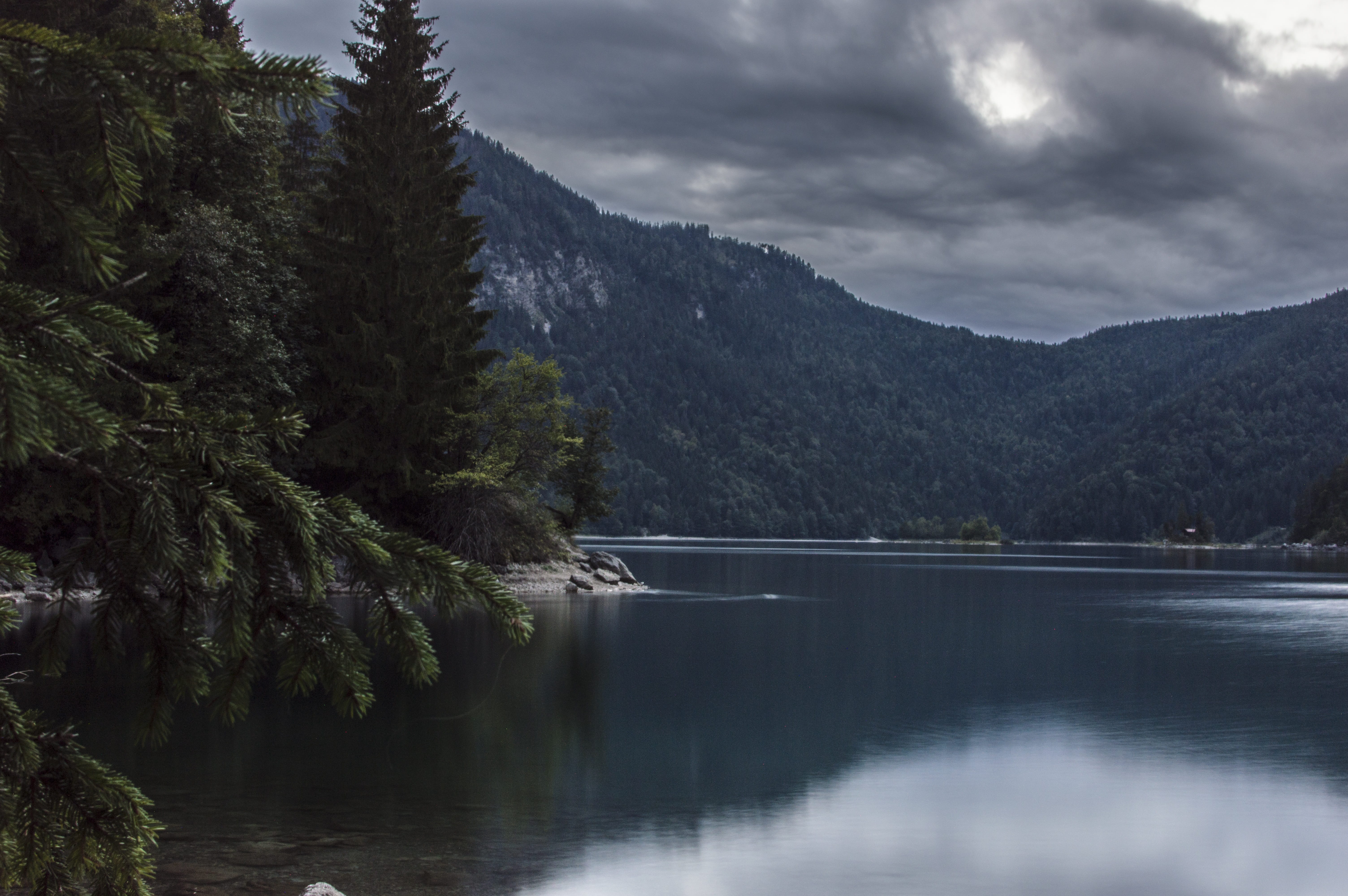 plant, 5K, cloud - sky, scenics - nature, water surface, long exposure, tree, water, brine, day, idyllic, reflection, no people, non-urban scene, sky, HD Wallpaper