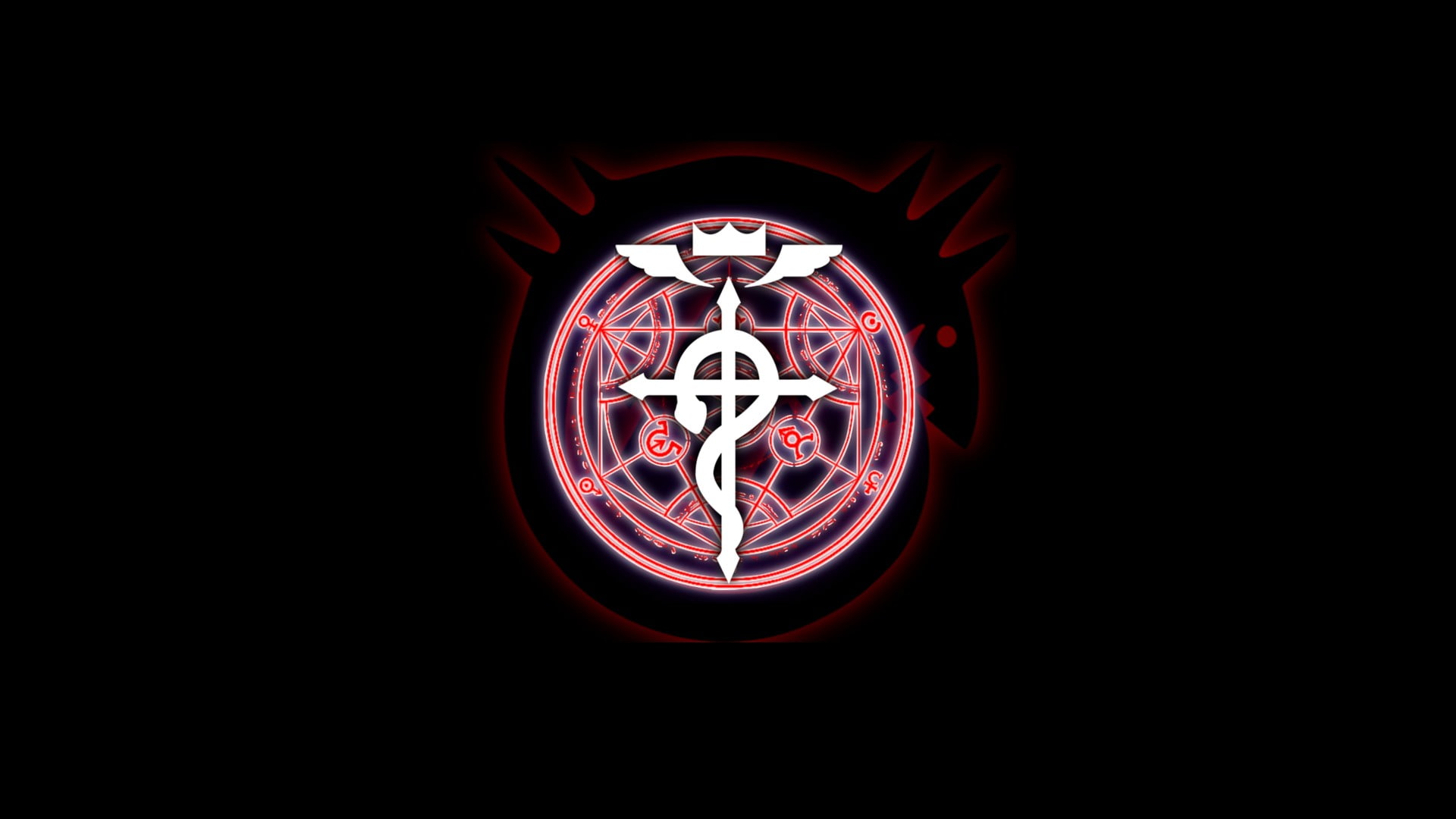 1080P, Fullmetal Alchemist: Brotherhood, Full Metal Alchemist, neon, HD Wallpaper