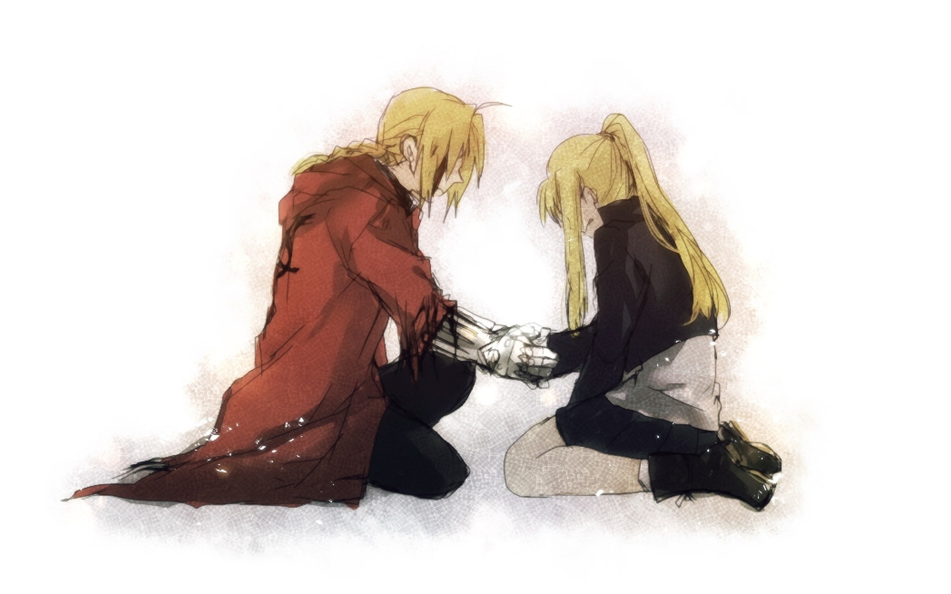 Rockbell Winry, anime, hd, edward, alchemist, art, elric, rockbell, metal, 1080P, x, Elric Edward, full, winry, HD Wallpaper