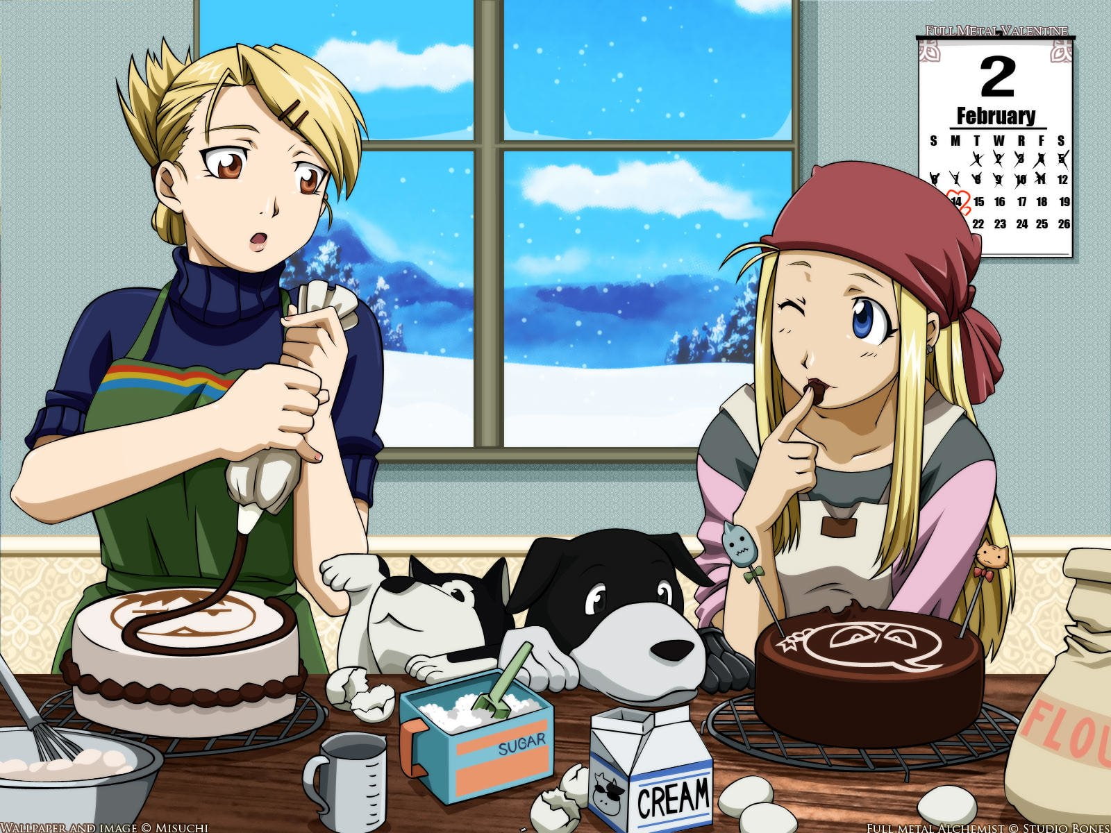 Winry Rockbell, 720P, Riza Hawkeye, FullMetal Alchemist, HD Wallpaper