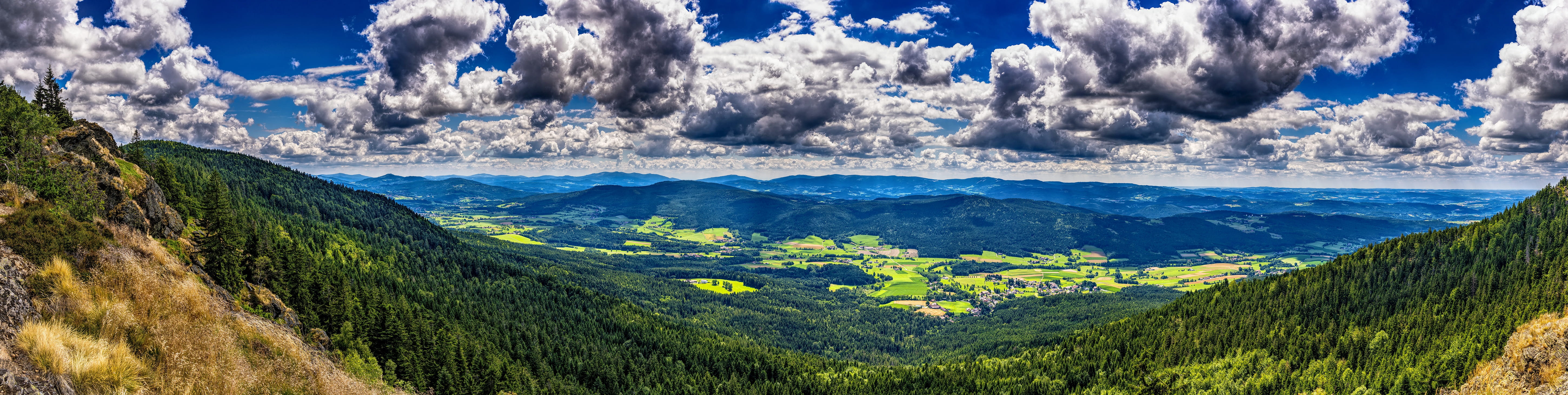 wetterstein massif, mountaineering, outdoors, nature, mountain landscape, alpine, mountains, landscape, weather stone, non-urban scene, sky, water, panorama, HD Wallpaper