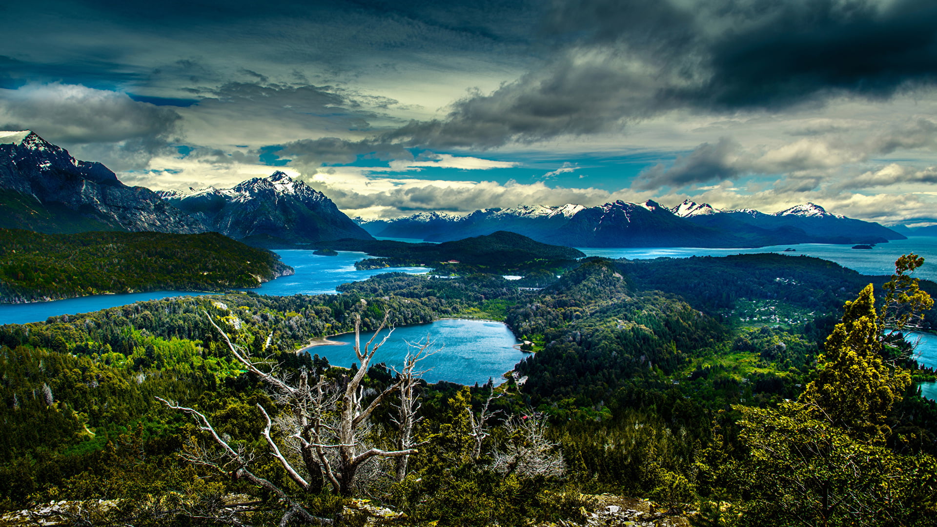 1080P, lake nahuel huapi, Patagonia, nature, landscape, HD Wallpaper