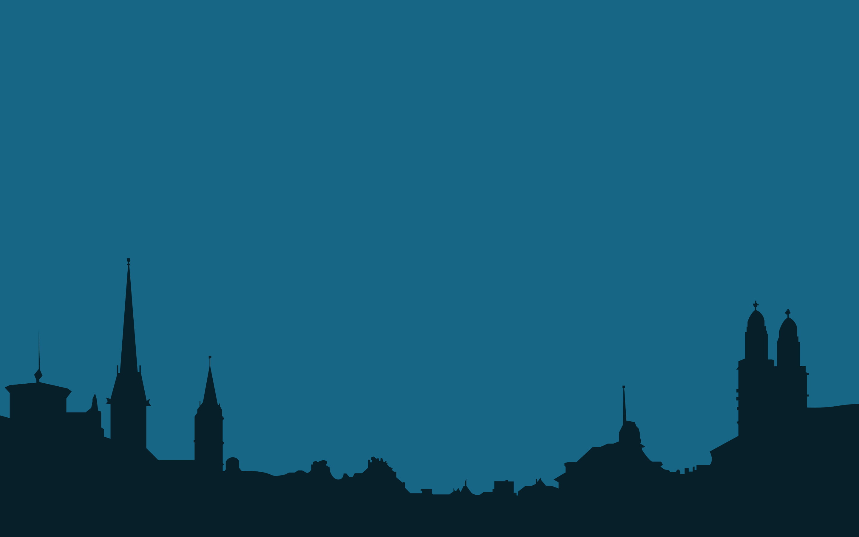 artwork, city, Zurich, cityscape, 2K, minimalism, HD Wallpaper