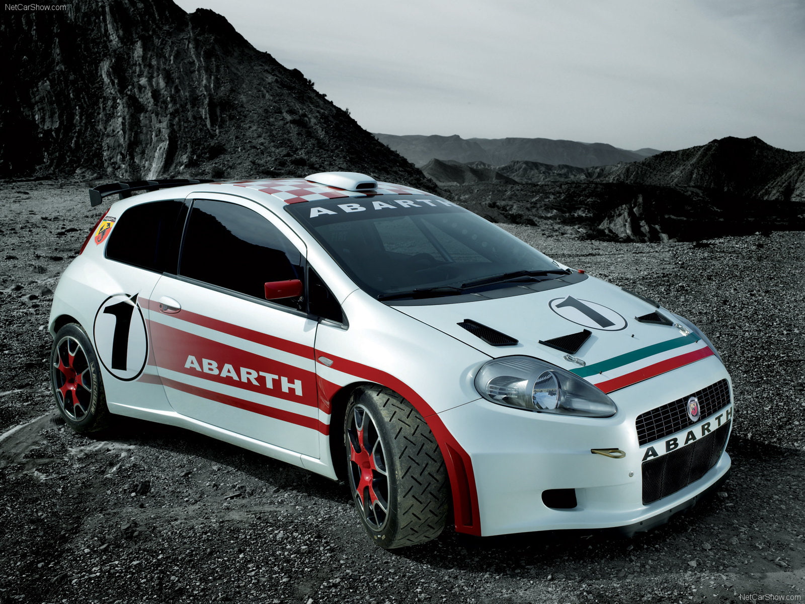 punto, grande, abarth, s2000, 2007, 720P, fiat, HD Wallpaper