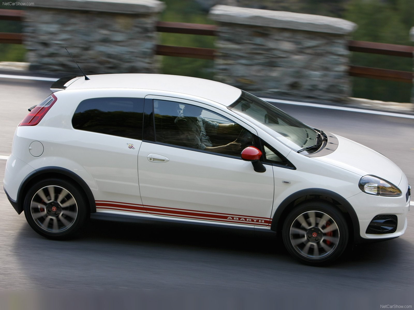 720P, cars, abarth, grande, fiat, 2008, punto, HD Wallpaper