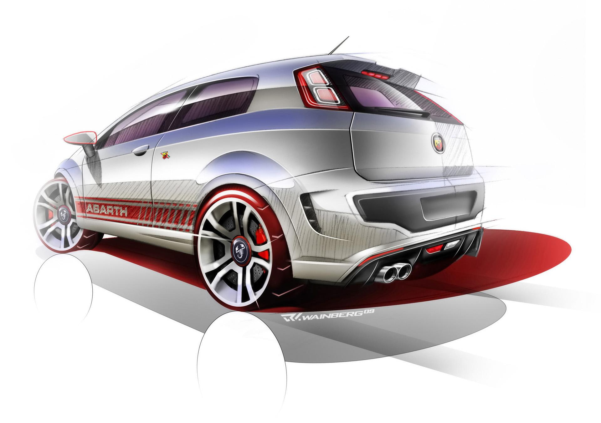 evo, abarth, fiat, punto, esseesse, car, 1080P, HD Wallpaper