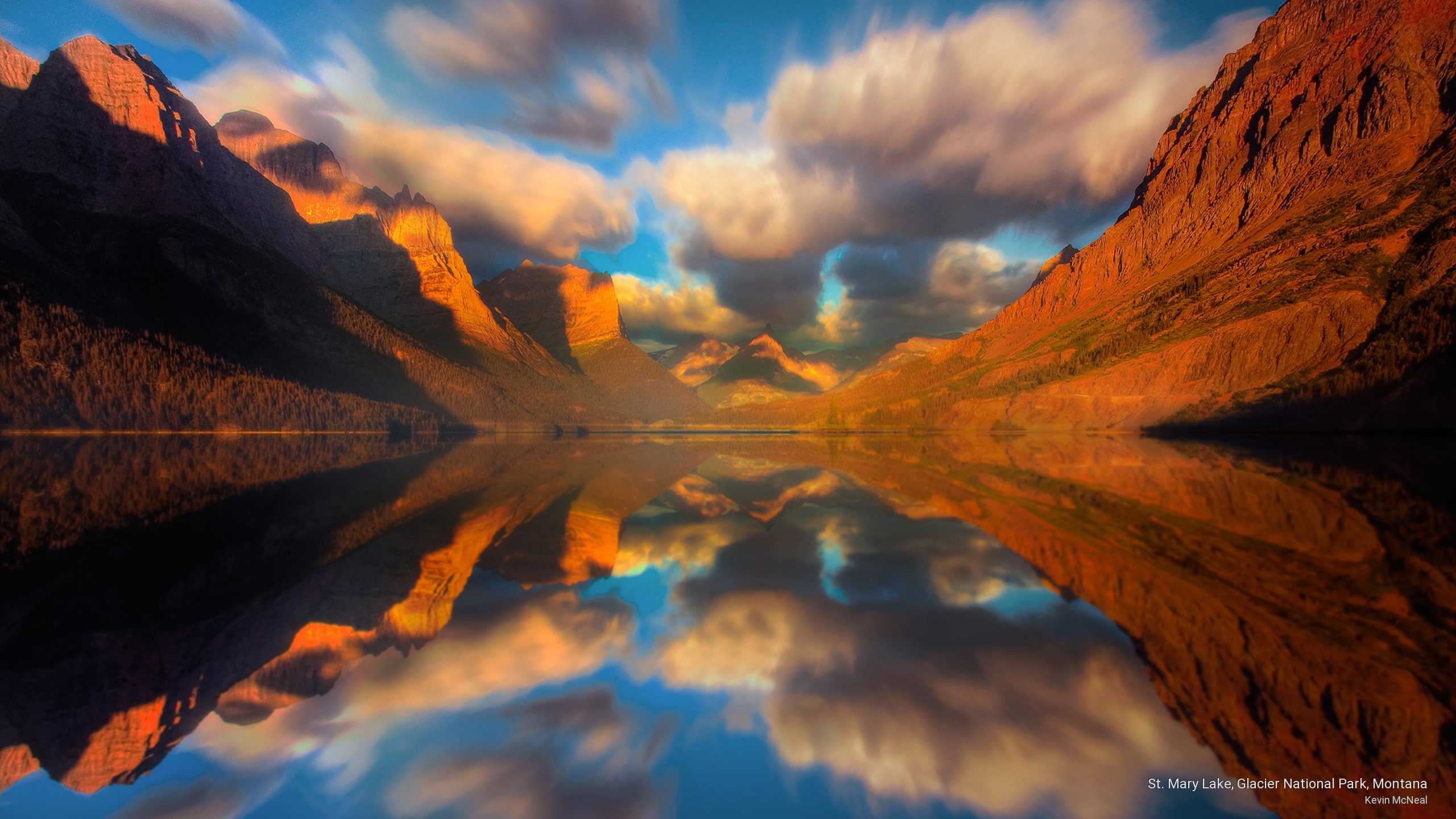 lake, montana, park, national, st, 2K, mary, National Parks, glacier, HD Wallpaper