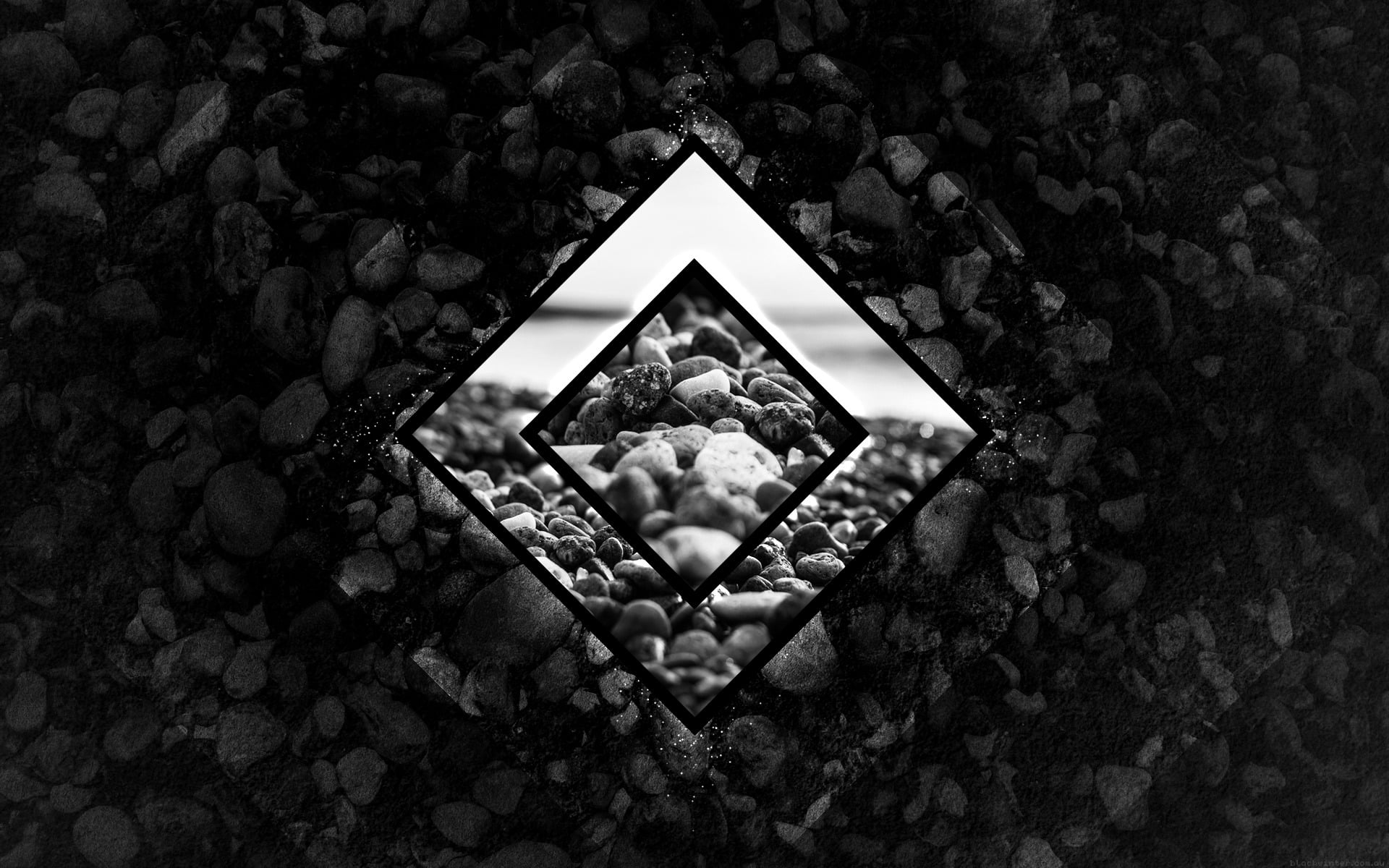 geometric shape, shape, stones, textured, solid, minimalism, still life, day, dark, art and craft, wall - building feature, backgrounds, geometry, design, HD Wallpaper