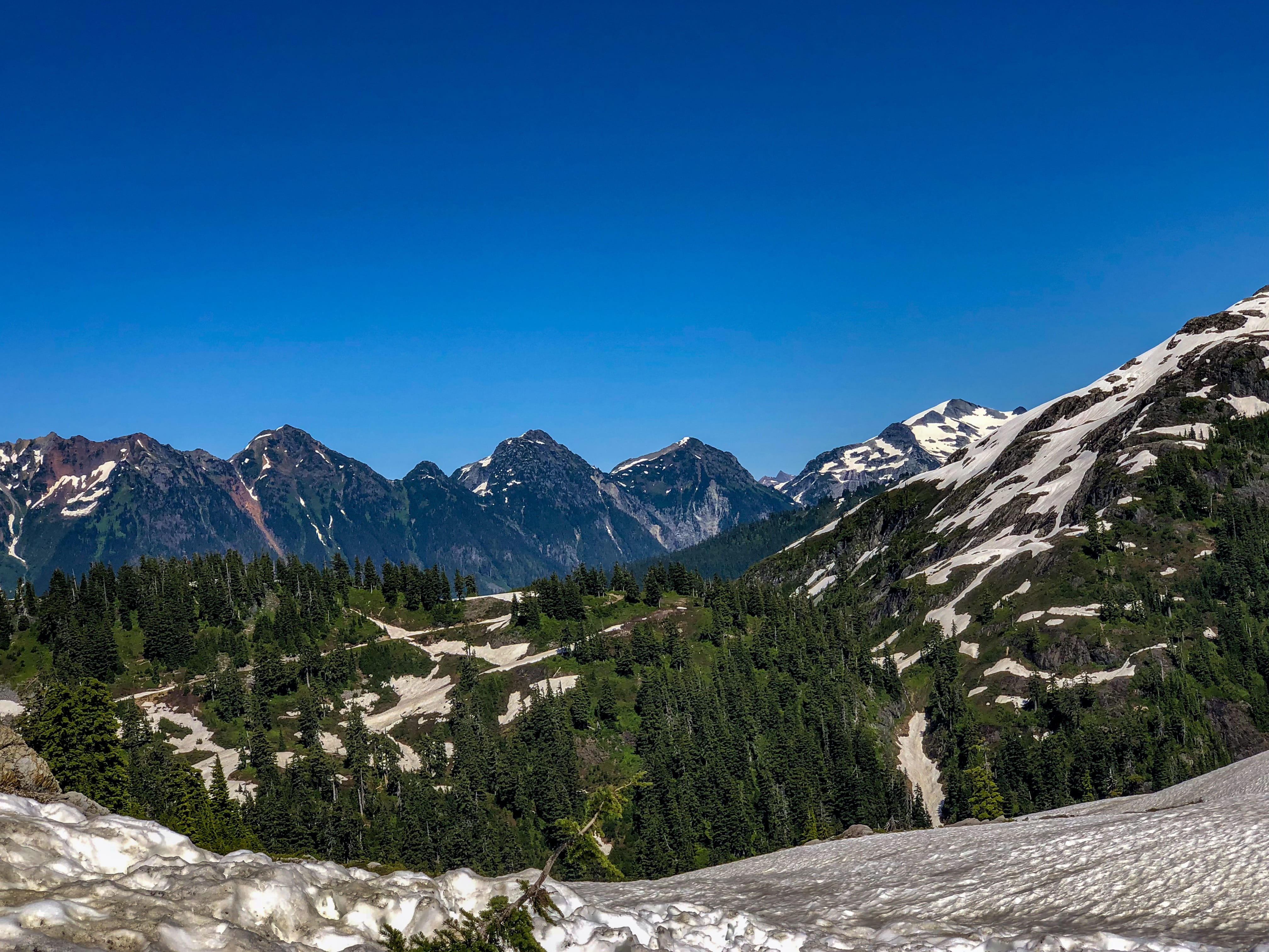 mtbaker, hiking, washingtonstate, snowcapped mountain, hike, non-urban scene, cold temperature, mountains, explore, landscape, vacation, seattle, HD Wallpaper