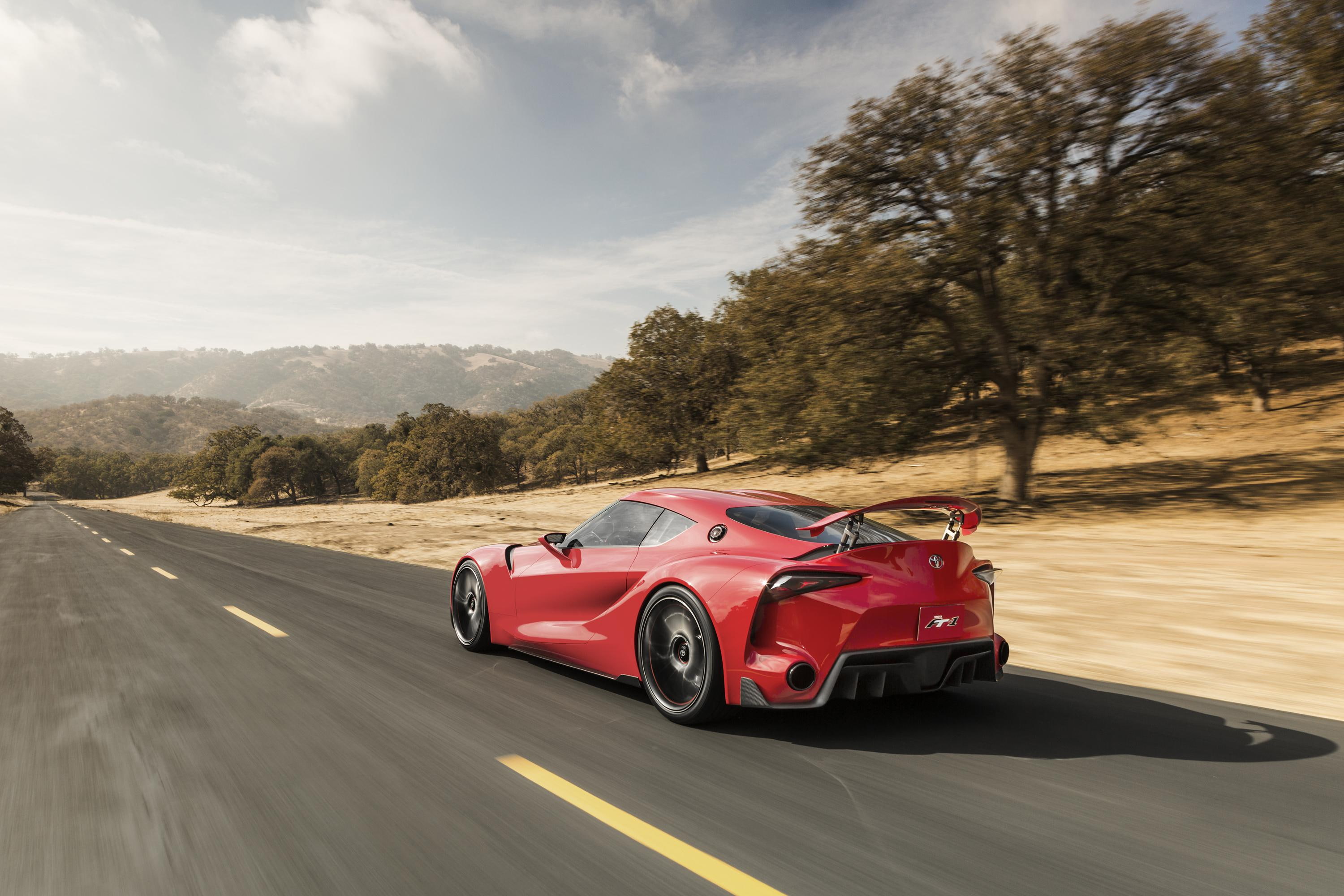ft-1, side view, ft, car, speed, concept, toyota, side, view, 2K, HD Wallpaper