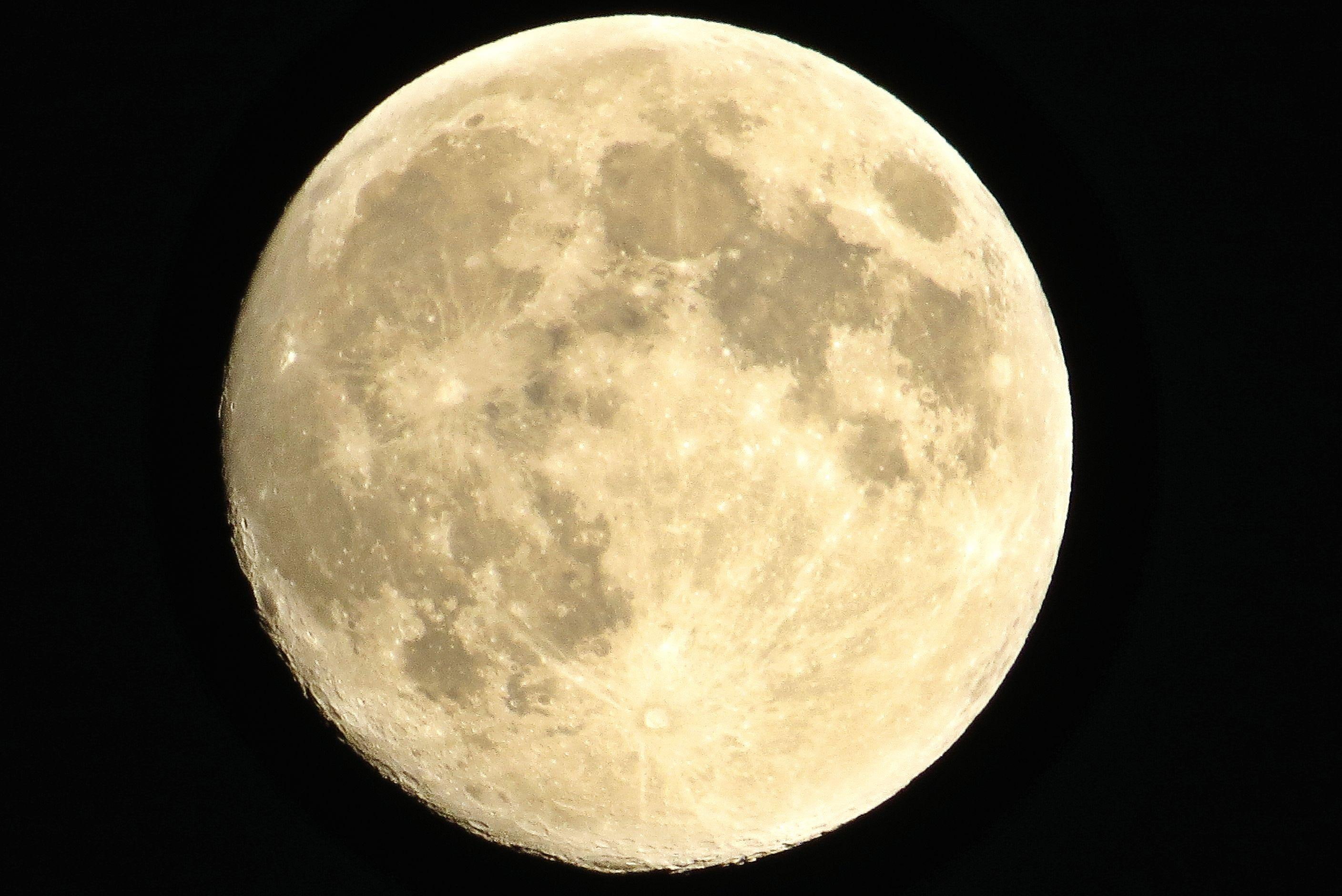 nature, 2K, space, super, moon, august, summer, HD Wallpaper