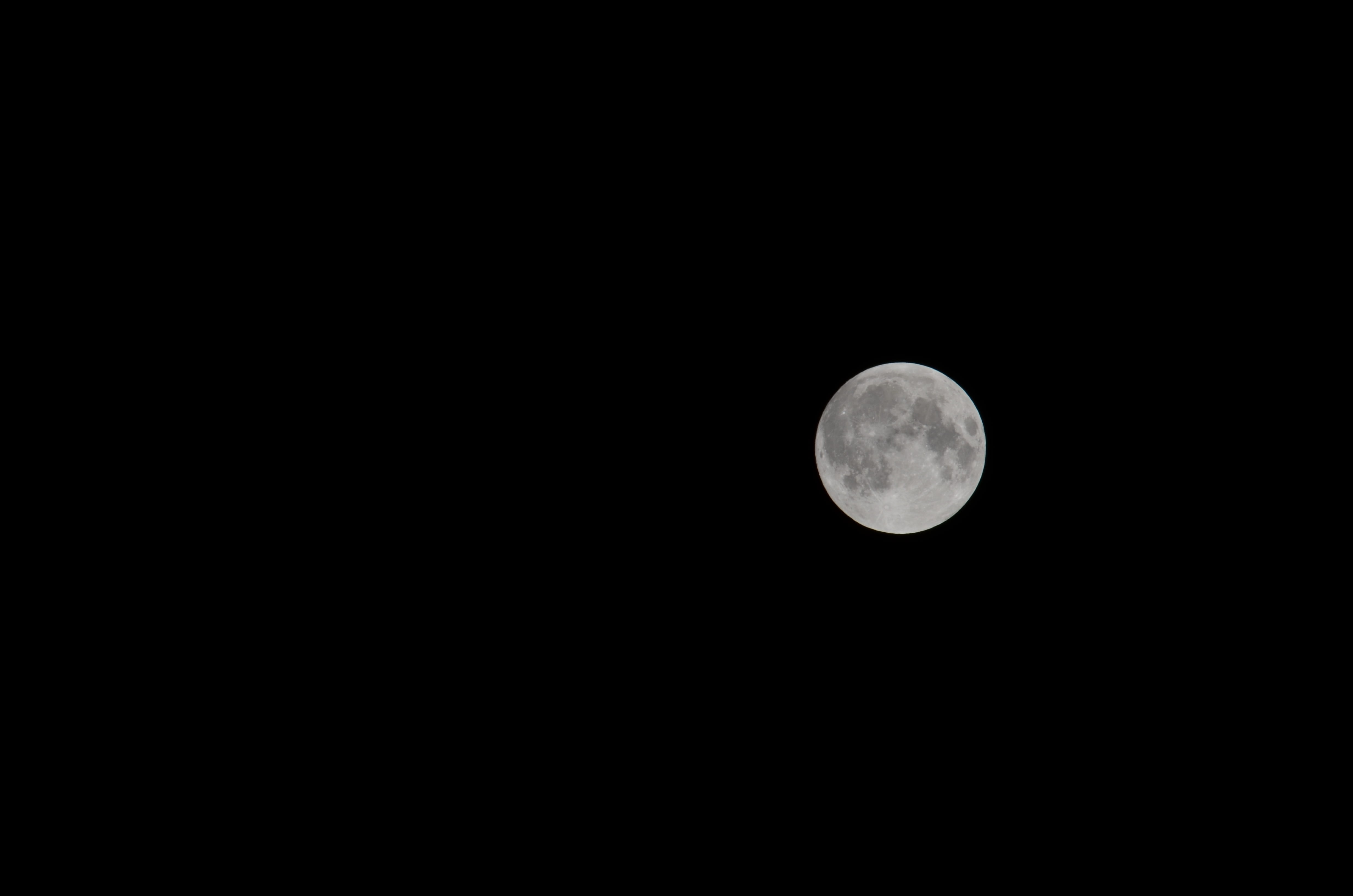 dark, clear sky, scenery, night, planetary moon, sky, hunting, circle, astrology, view, quiet, no people, full, mystery, moonlight, moon surface, astronomy, HD Wallpaper