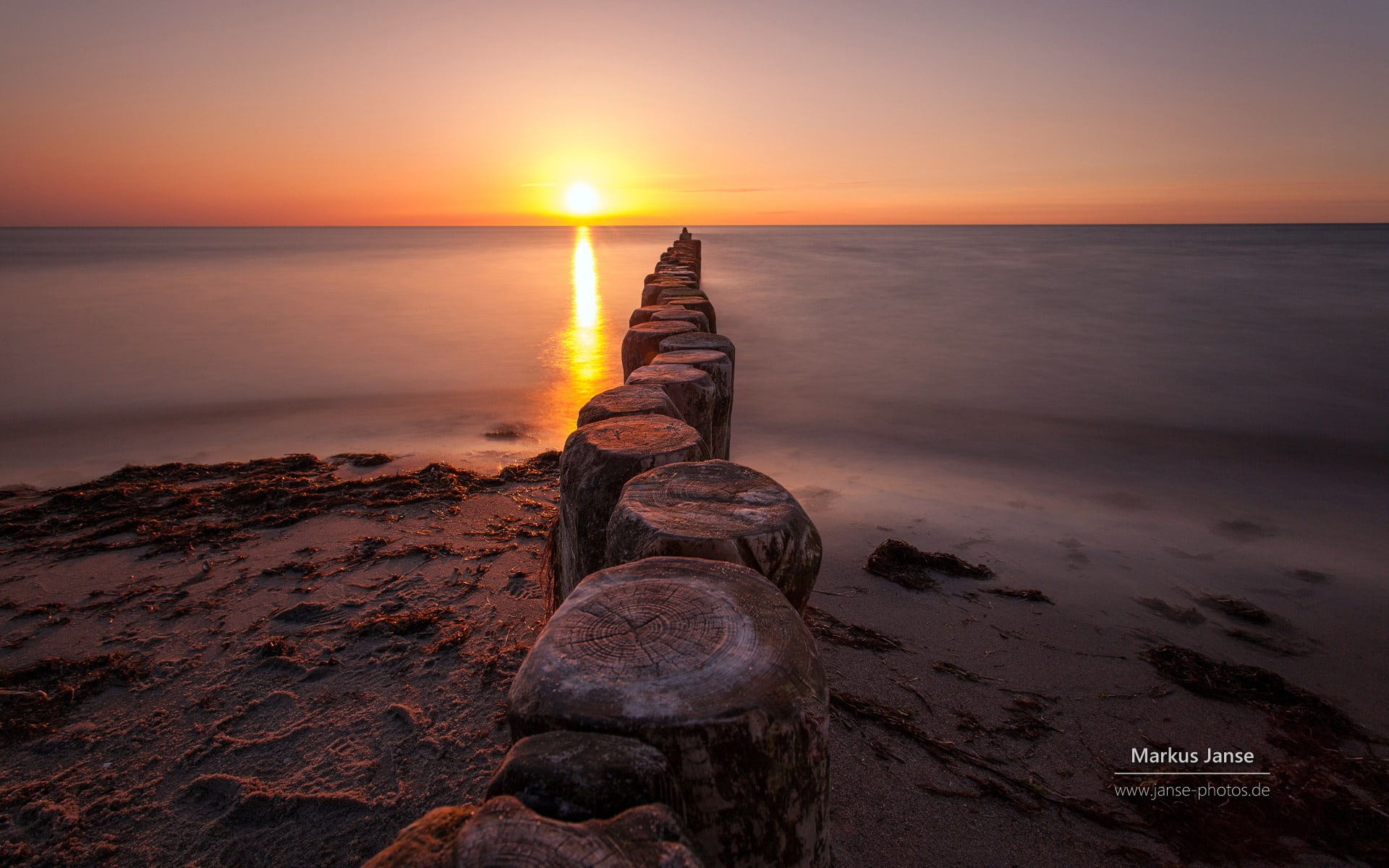land, landscape, sun, fischland, germany, baltic, travel destinations, water, sky, beach, sunset, wallpape, nature, beauty in nature, tranquility, environment, HD Wallpaper