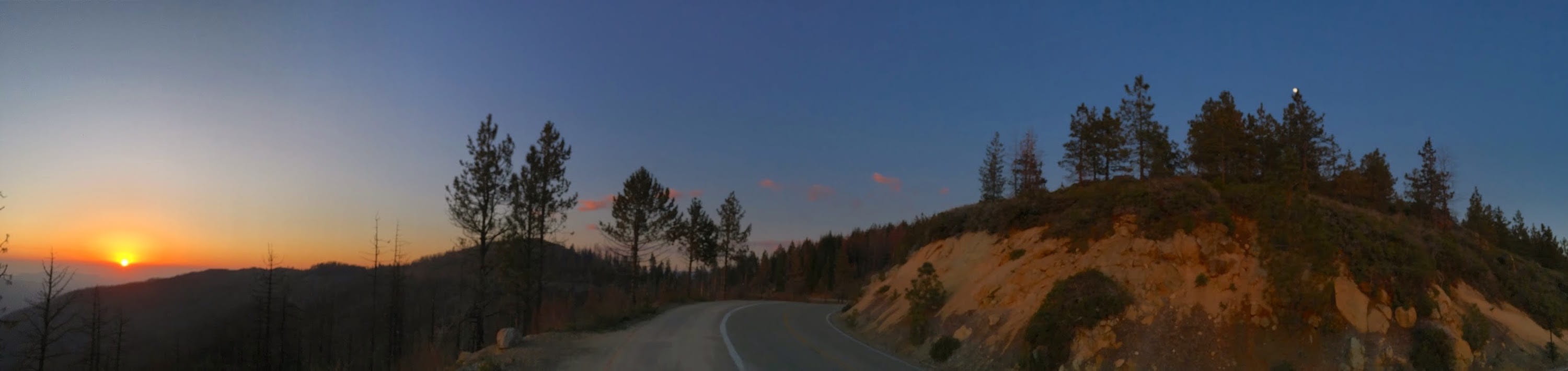clear sky, beauty in nature, landscape, transportation, evening, panoramic, plant, natural, horizon, non-urban scene, direction, environment, earth, panorama, HD Wallpaper