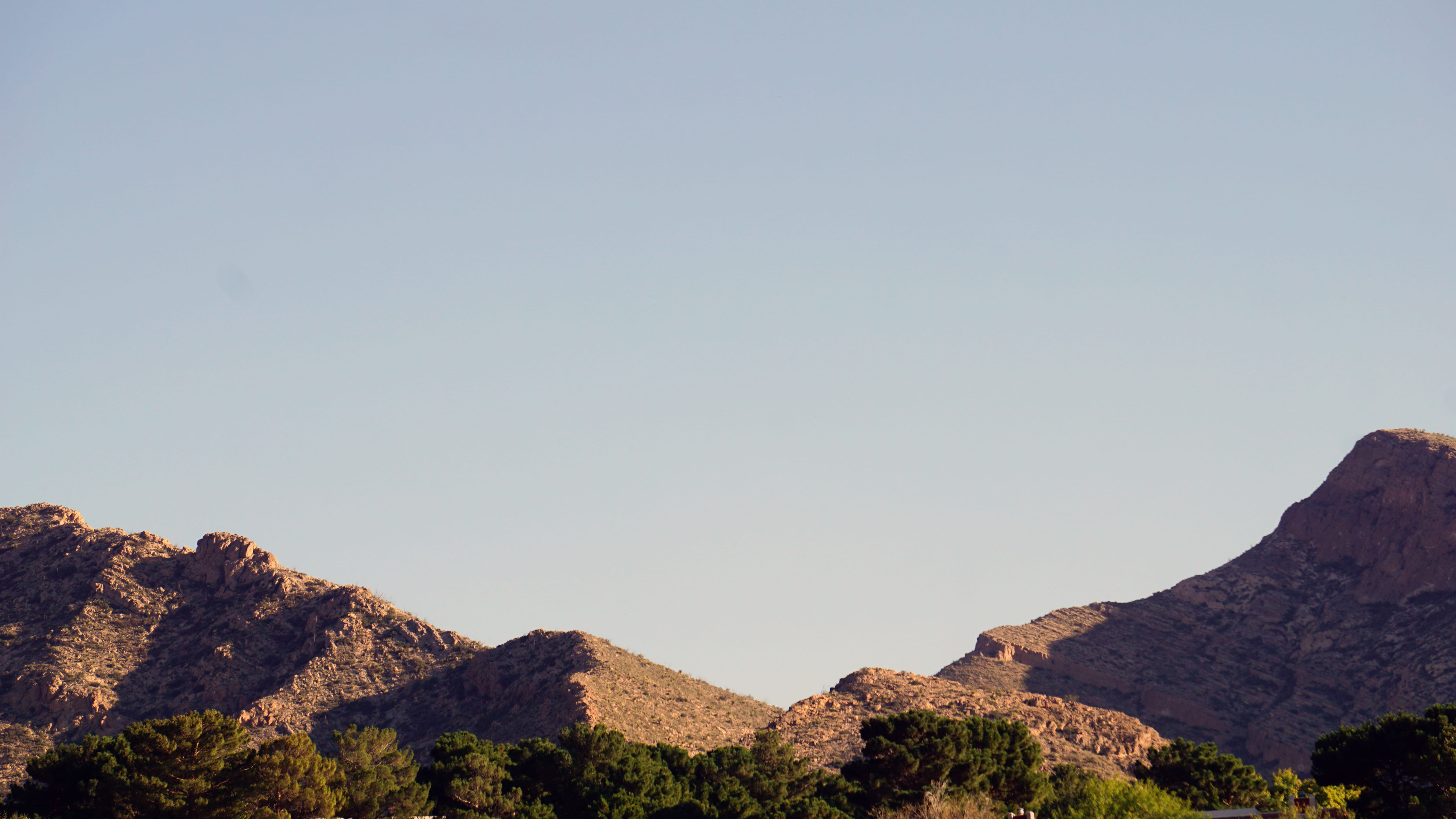 el paso, clear sky, land, mountain, climate, environment, scenics - nature, nature, tranquility, mesa, mounstians, mountain peak, copy space, tranquil scene, HD Wallpaper