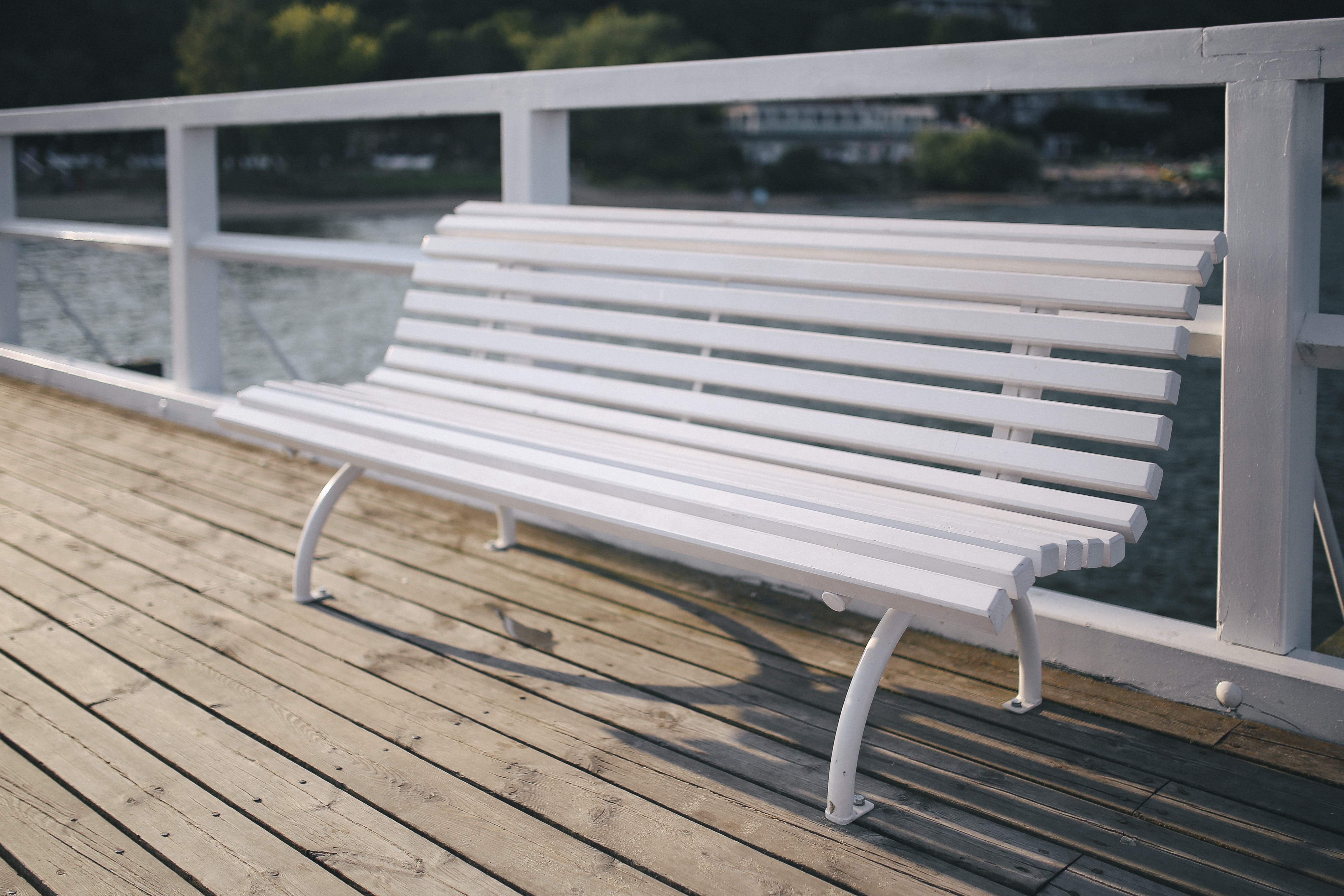 outdoors, holiday, vacation, close-up, architecture, Afternoon, sunny, sea, pattern, beach, nature, wood, day, seaside, rocking chair, railing, wood paneling, HD Wallpaper