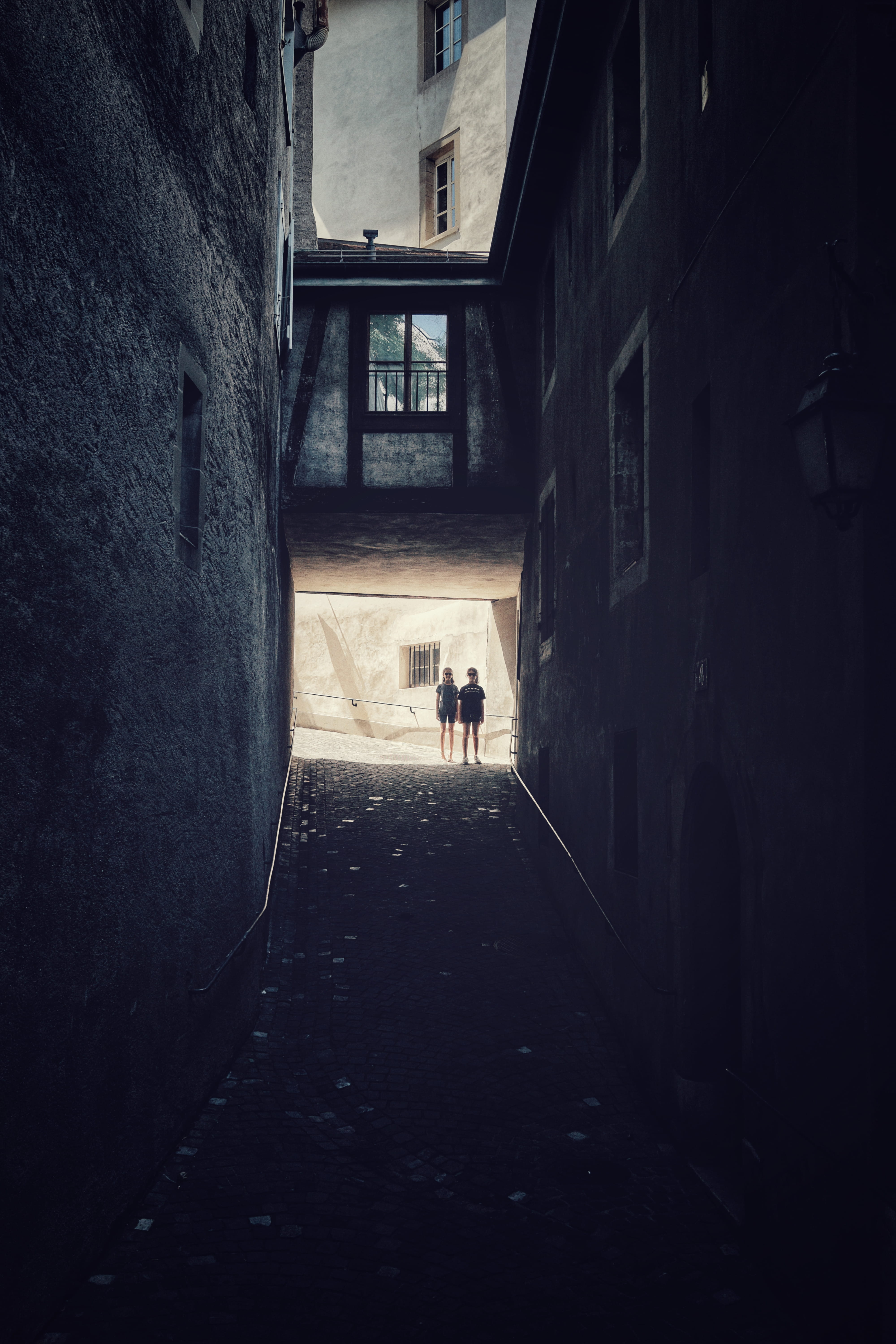 creepy, 5K, vintage, wall, men, women, medieval, old, cultures, urban, standing, built Structure, window, walking, one Person, silhouette, old town, back Lit, Phone HD Wallpaper