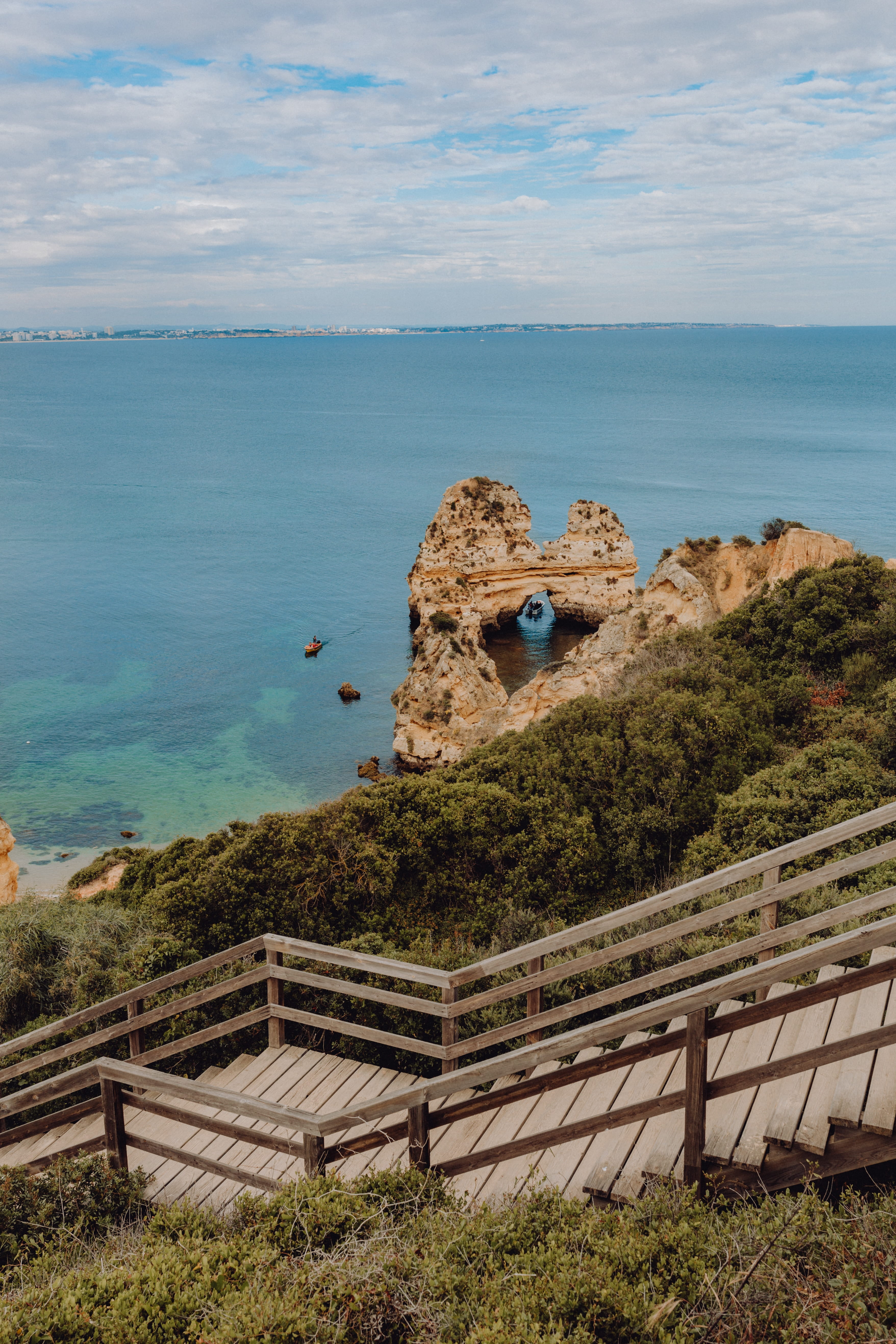 travel destinations, sky, cloud - sky, no people, seaside, seascape, scenics - nature, sea, plant, algarve, architecture, vacations, tranquil scene, portugal, Phone HD Wallpaper