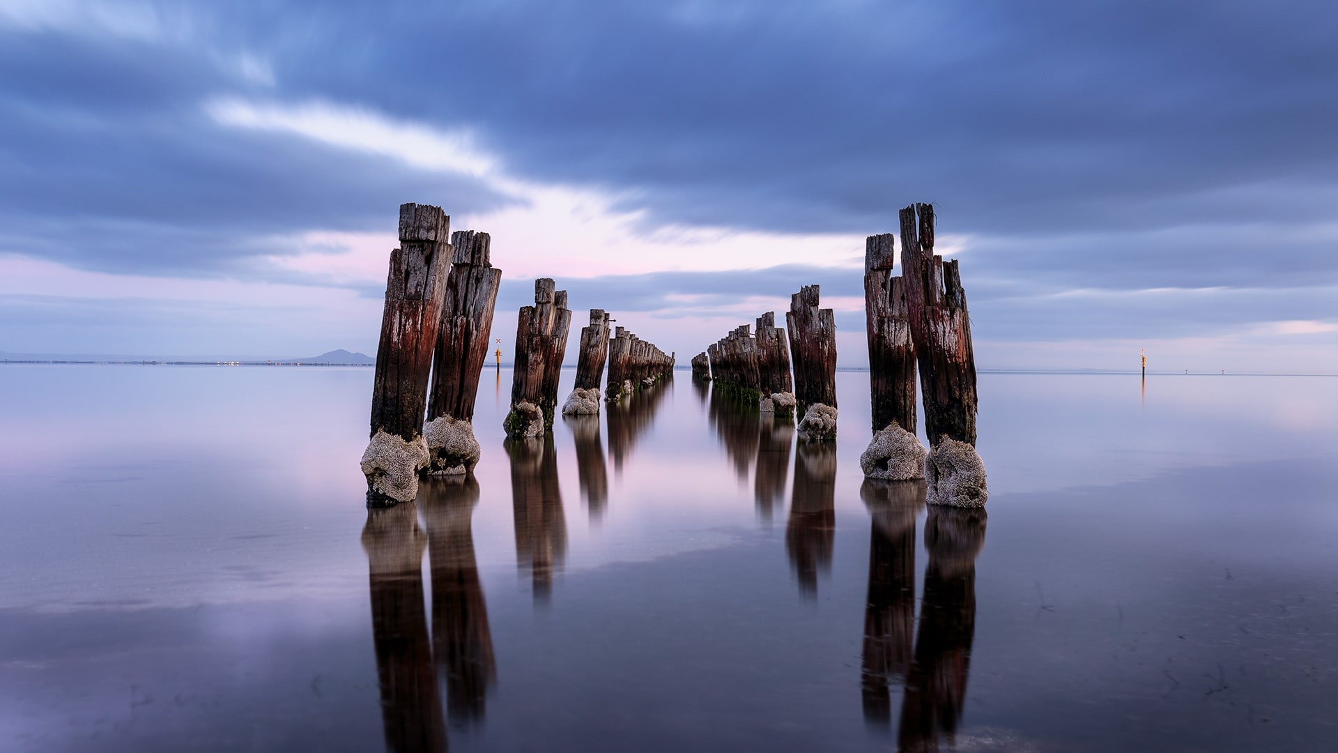 1080P, overcast, landscape, sea, HD Wallpaper