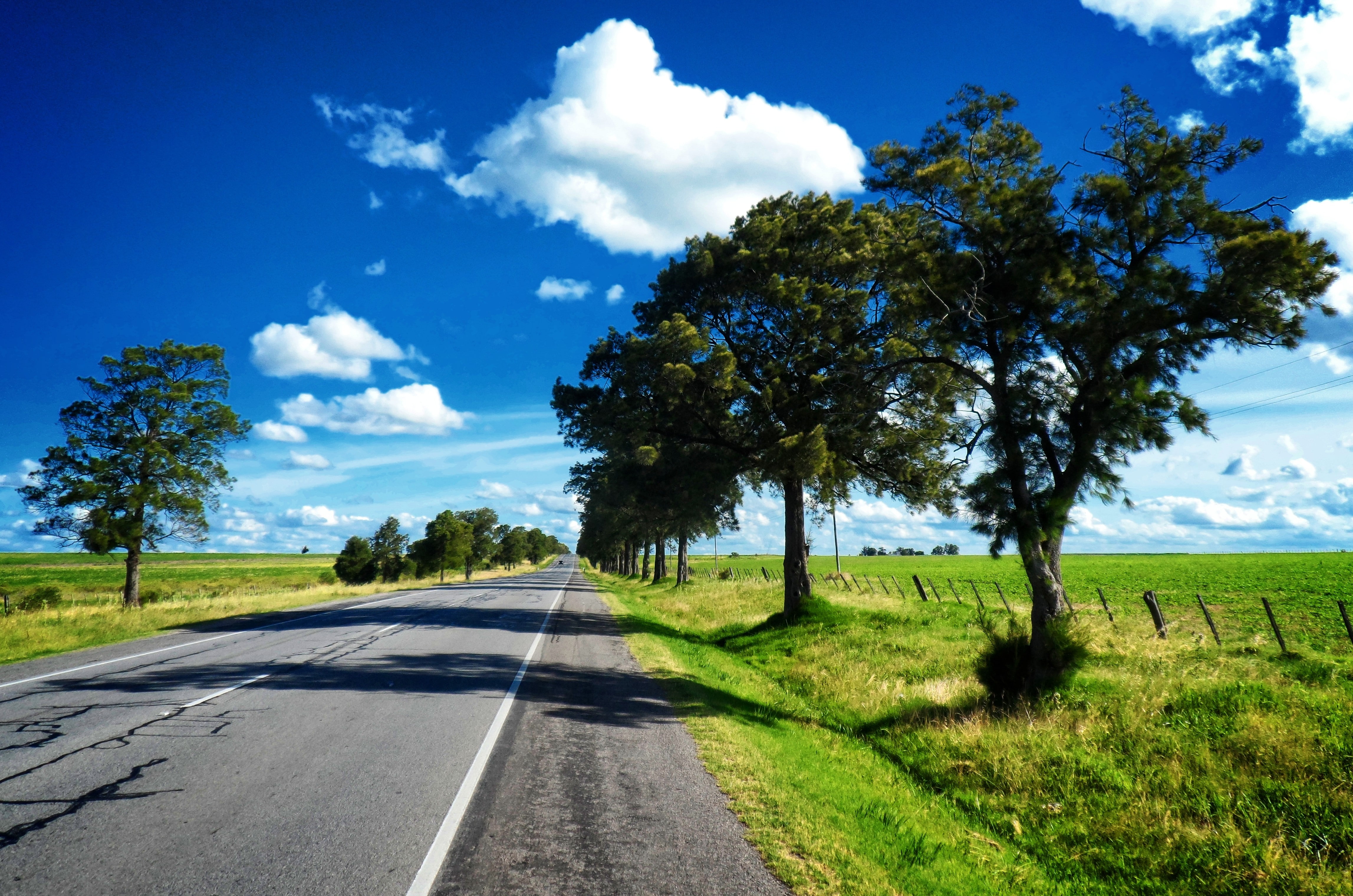 4K, Route 66, road, photographer, landscape, Uruguay, HD Wallpaper