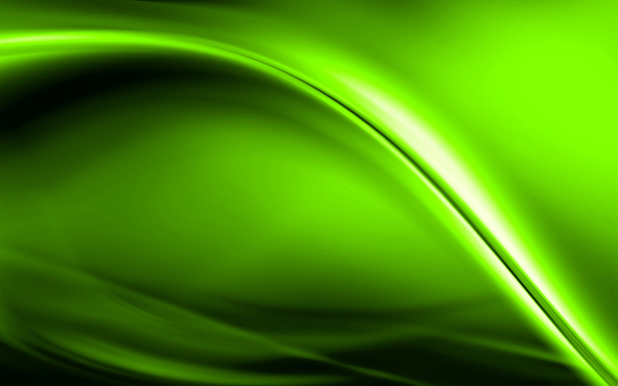 flowing, abstract, shape, 2K, water, textured, no people, green color, softness, curve, rippled, pattern, man made, backgrounds, vector, nature, brightly lit, HD Wallpaper
