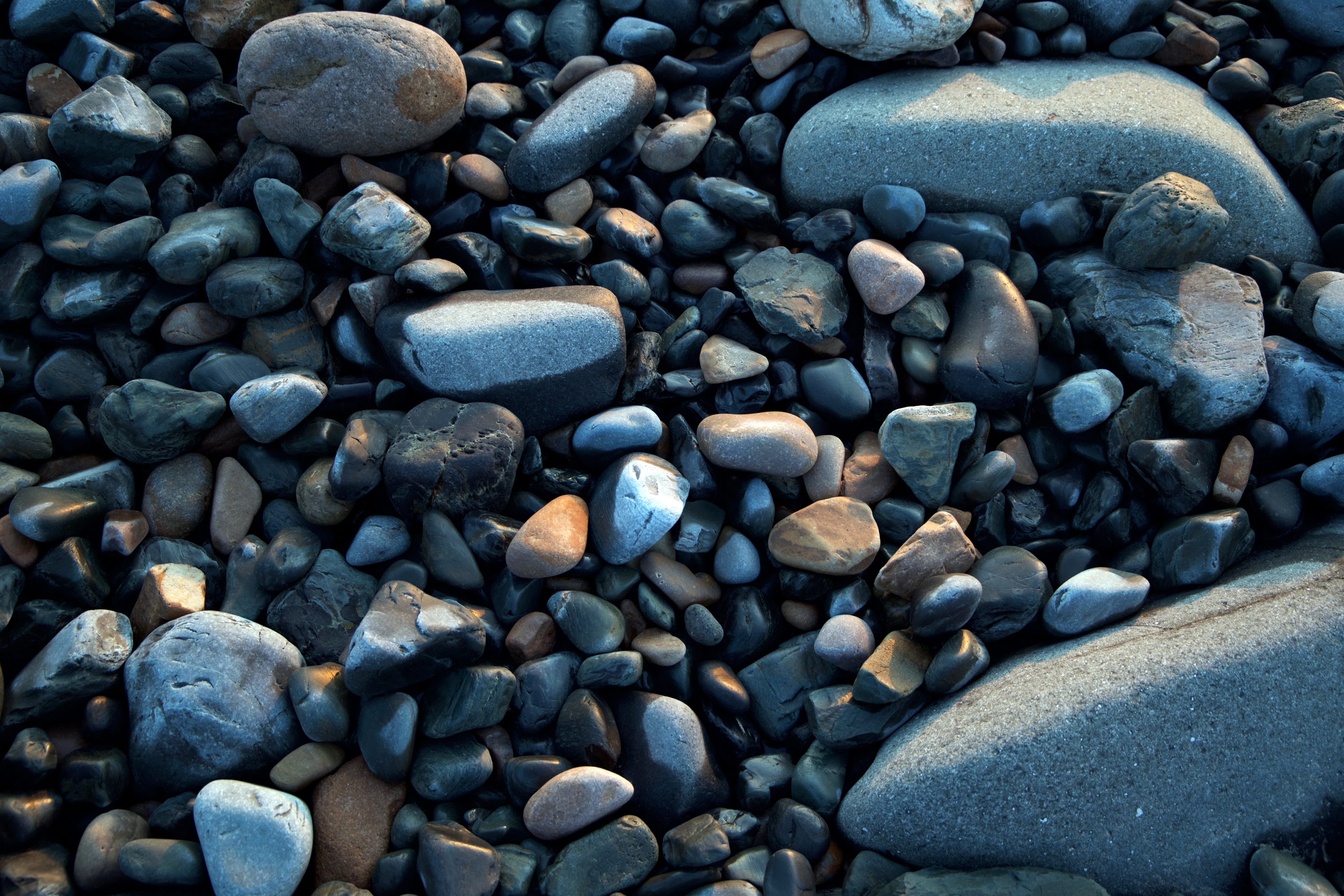 still life, nature, close-up, 5K, stone - Object, smooth, abstract, summer, sea stones, day, backgrounds, solid, forms, pebbles, coffee - drink, food and drink, HD Wallpaper