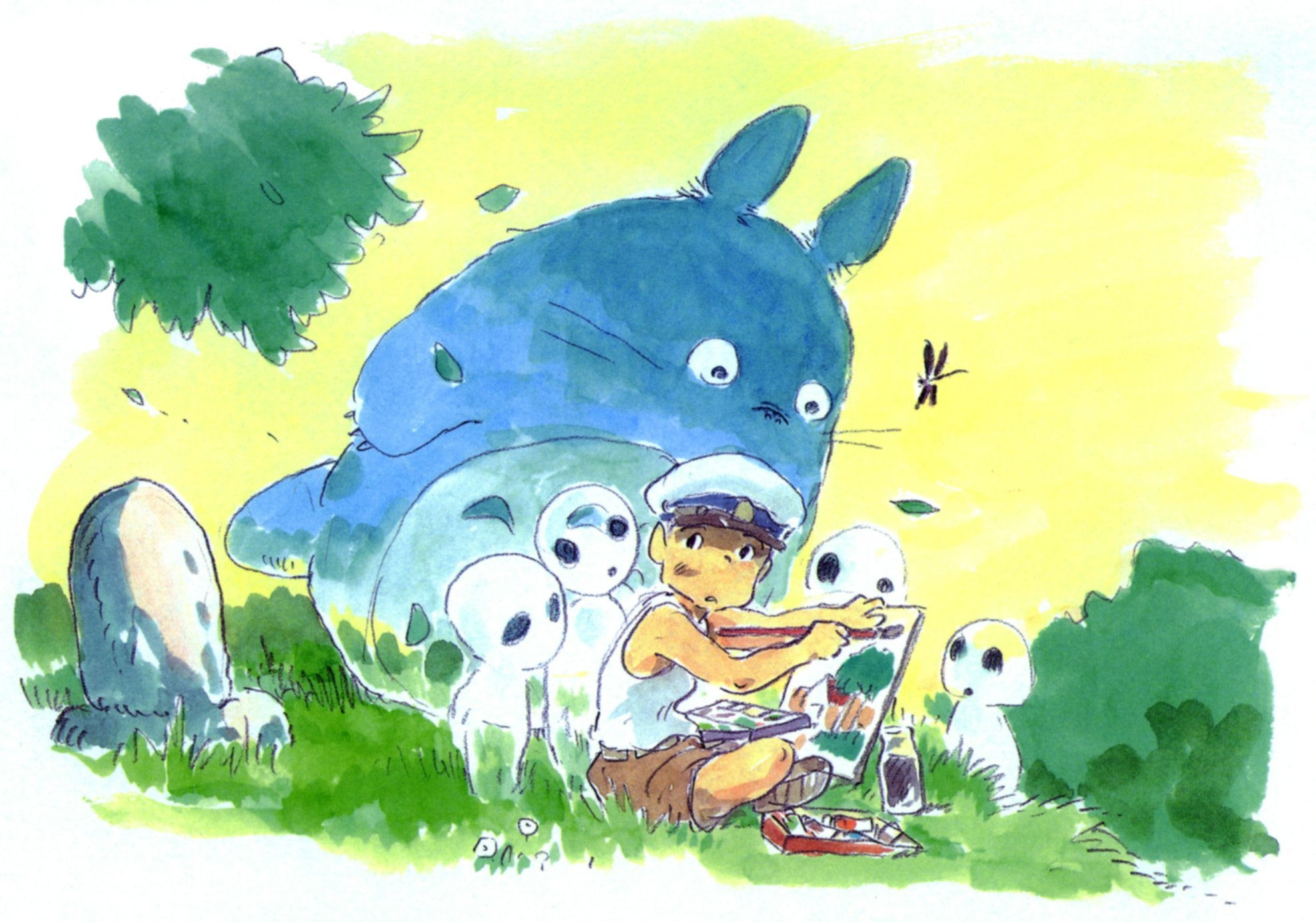 neighbour, totoro, 1080P, HD Wallpaper