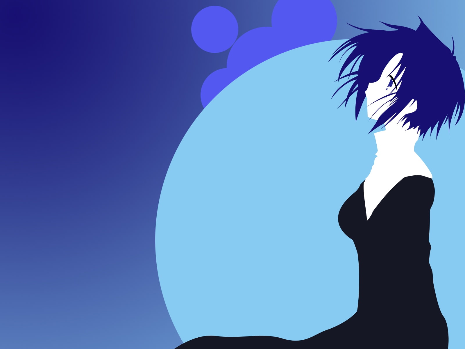 720P, tsukihime, polychromatic, vector, shingetsutan, ciel, HD Wallpaper