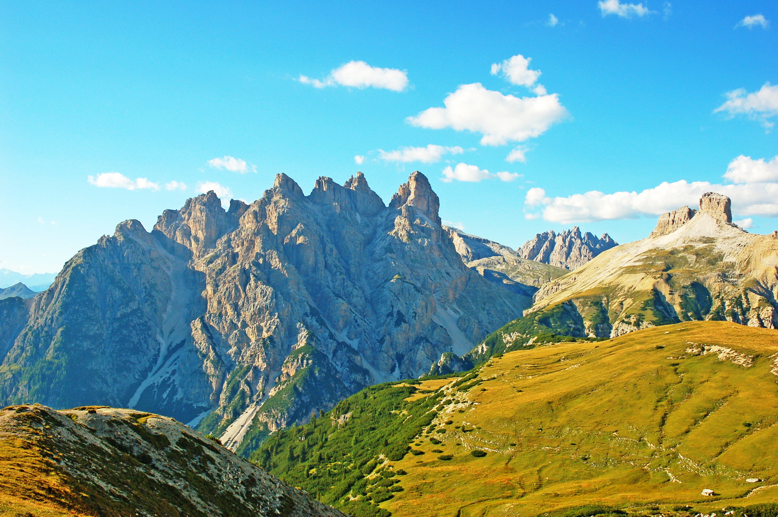 mountain Peak, valley, alps, switzerland, tranquility, formation, dolomites, beauty In Nature, scenics, nature, scenics - nature, travel, rock - Object, HD Wallpaper