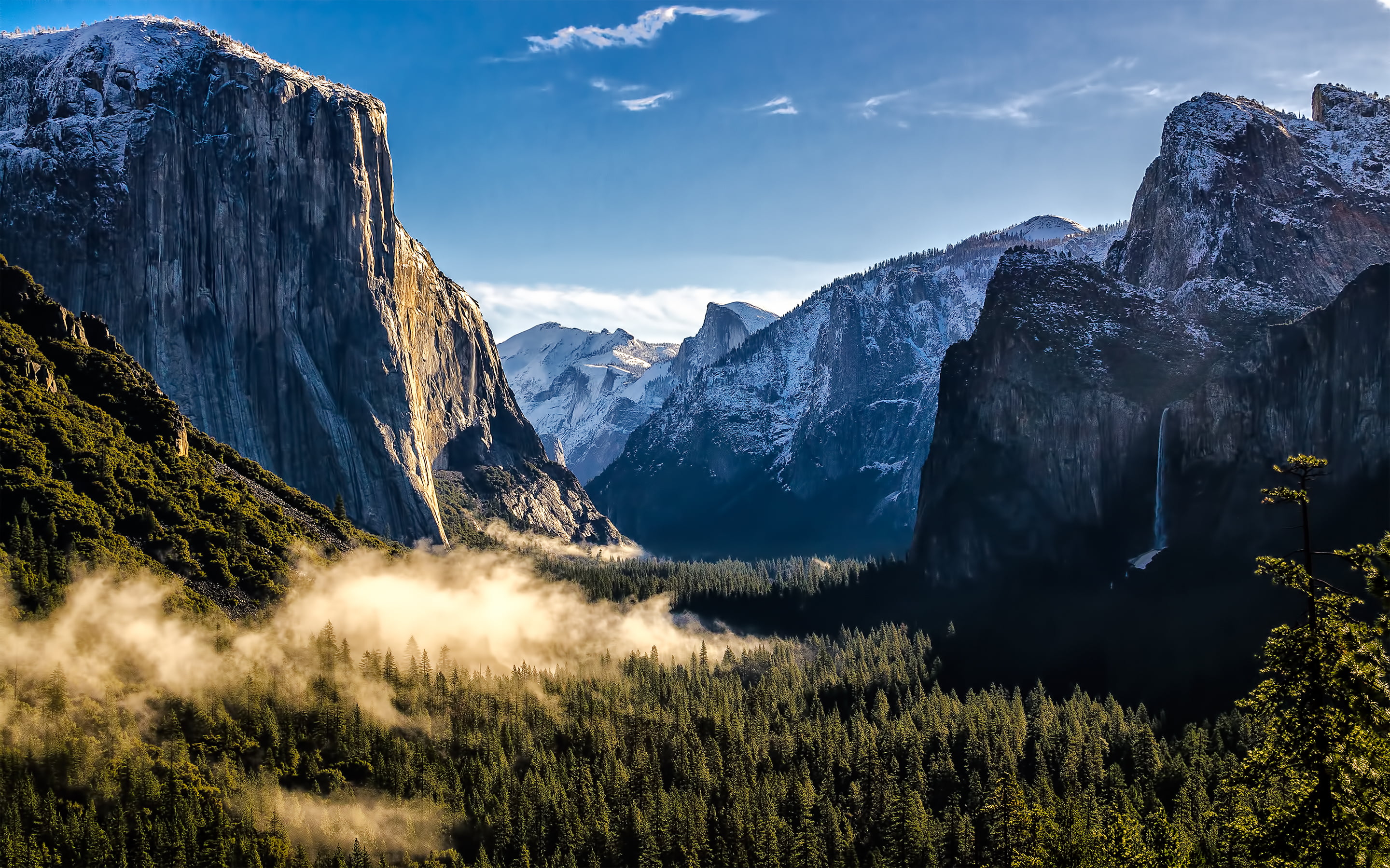Yosemite National Park, 2K, idyllic, USA, mountain Range, nature, glacier, famous Place, switzerland, europe, cold temperature, environment, dolomites, HD Wallpaper