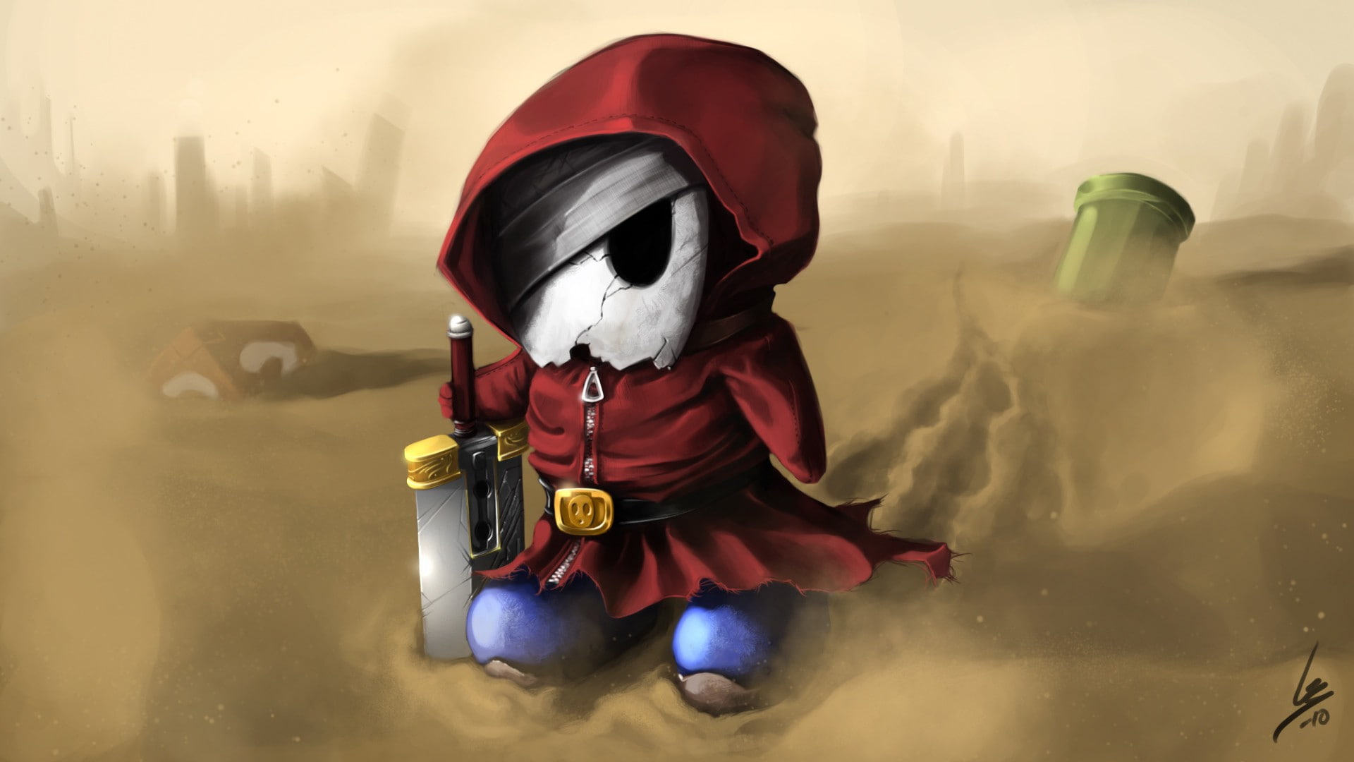 Super Mario Bros., Shy Guy, video games, Super Mario, 1080P, HD Wallpaper