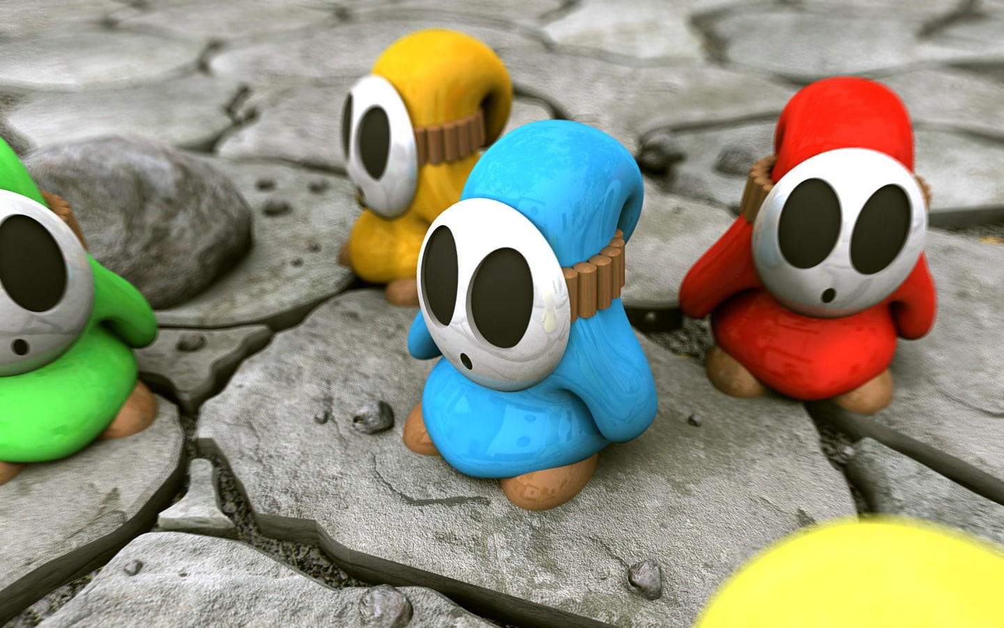 video games, nintendo, hd, mario, shy, 720P, guy, HD Wallpaper