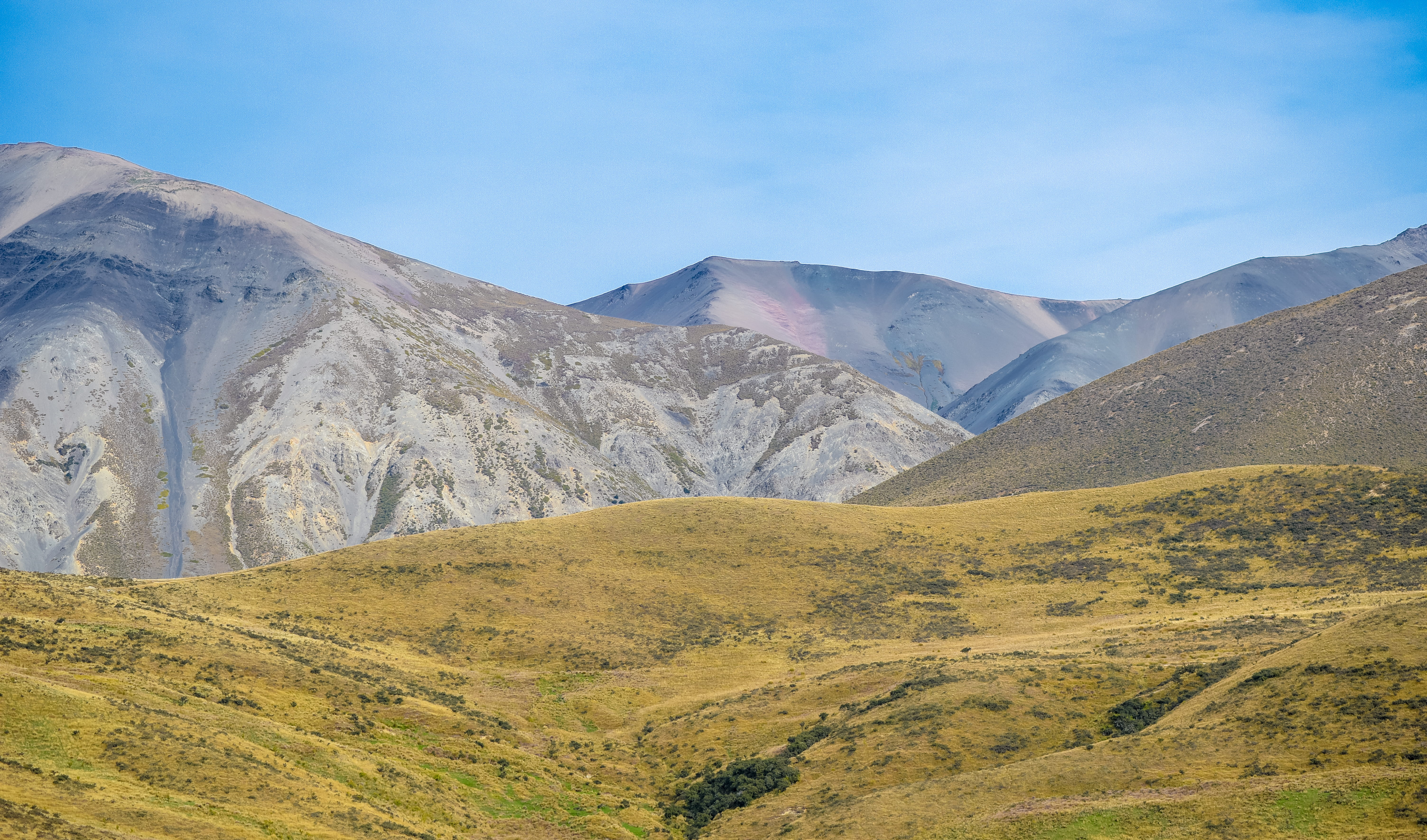 scenics - nature, hike, environment, mountain peak, lake, scrubland, hill, moor, blue, mountain ridge, outdoors, rock, tranquil scene, day, photo, ridge, HD Wallpaper
