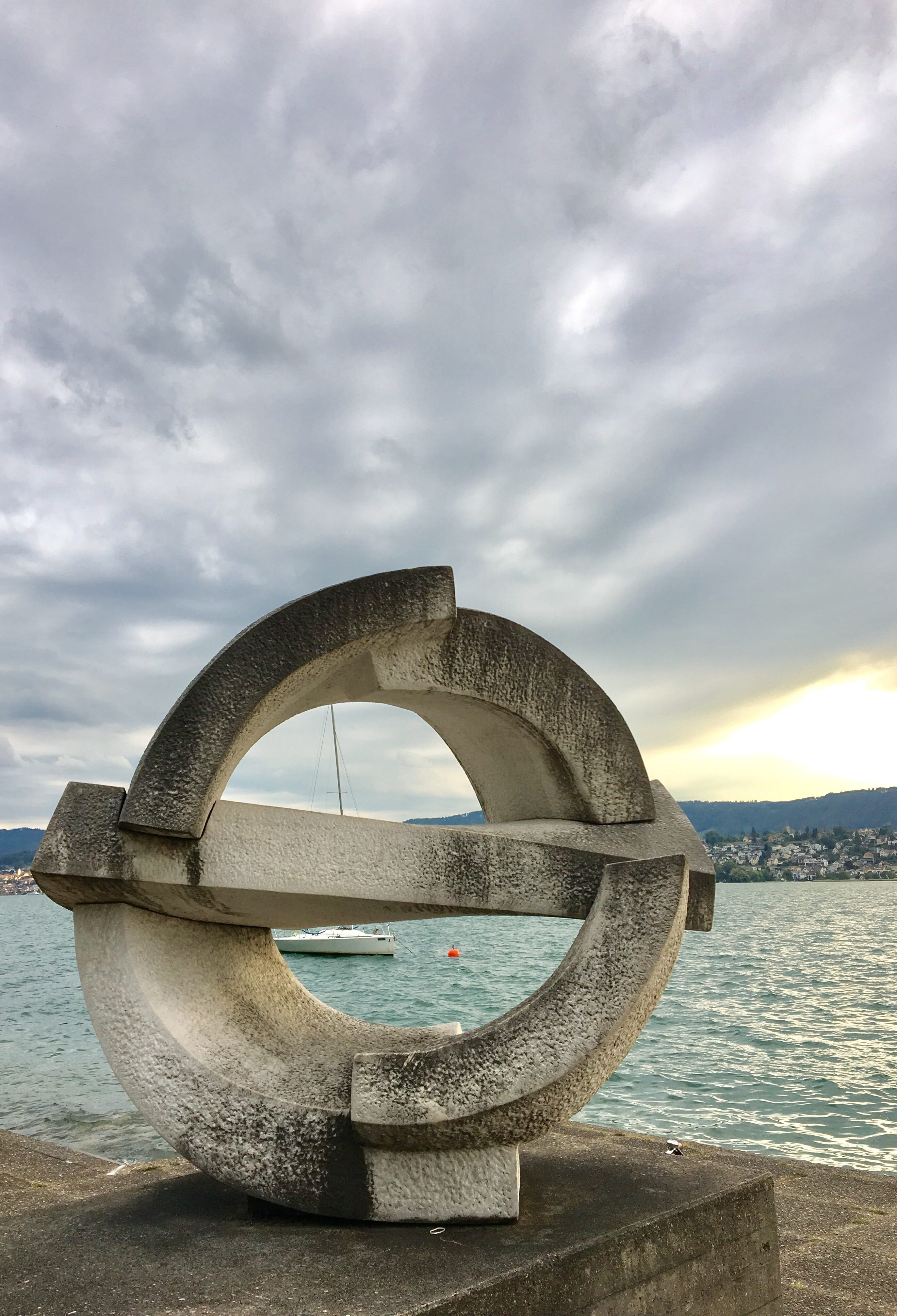 day, waters, creative, switzerland, art, water, canton, culture, ocean, symbol, küsnacht, transportation, outdoors, in the, no people, horizon, horizon over water, Phone HD Wallpaper