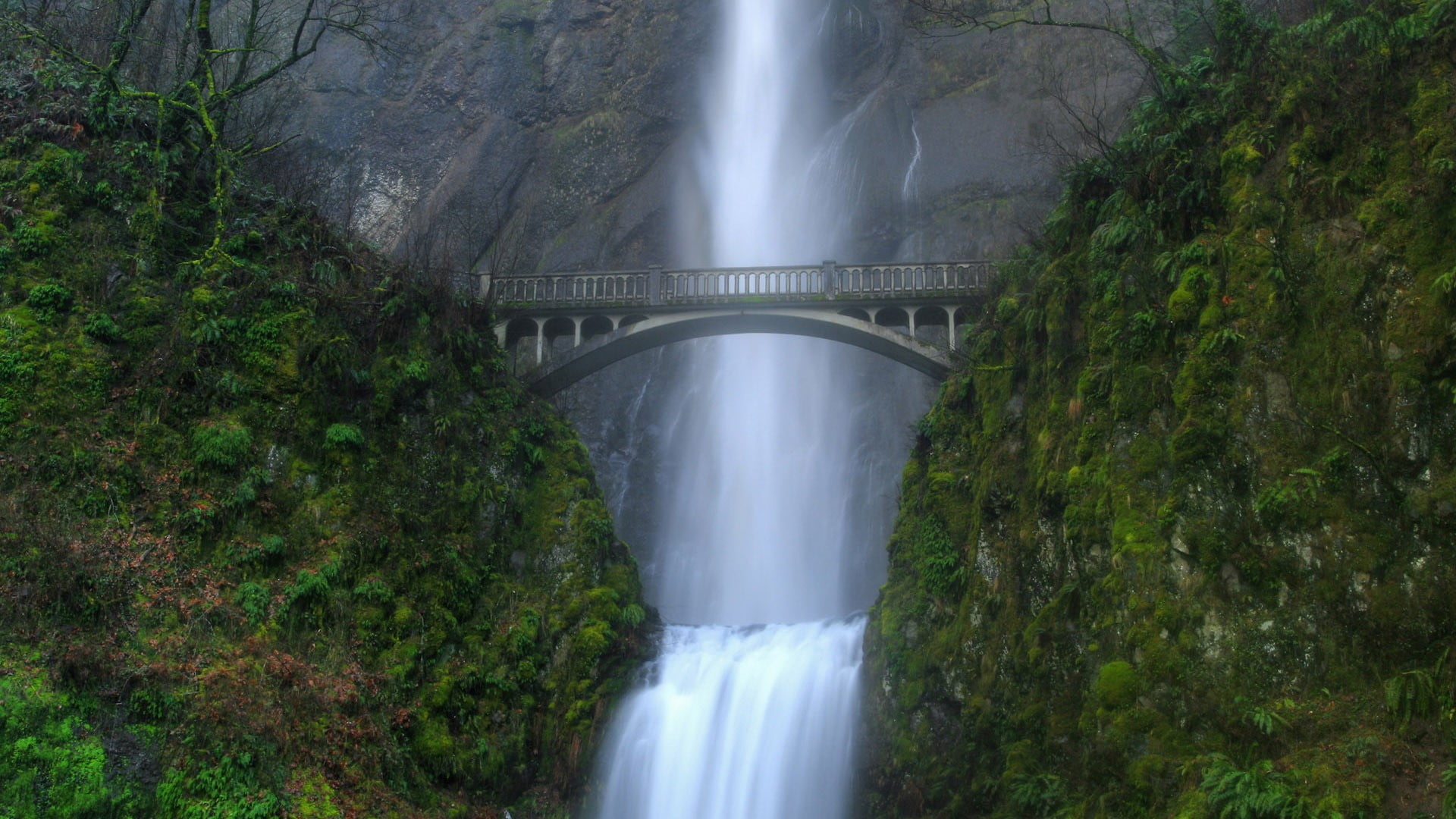 no people, power in nature, bridge - man made structure, scenics - nature, 1080P, connection, nature, flowing water, flowing, long exposure, outdoors, HD Wallpaper