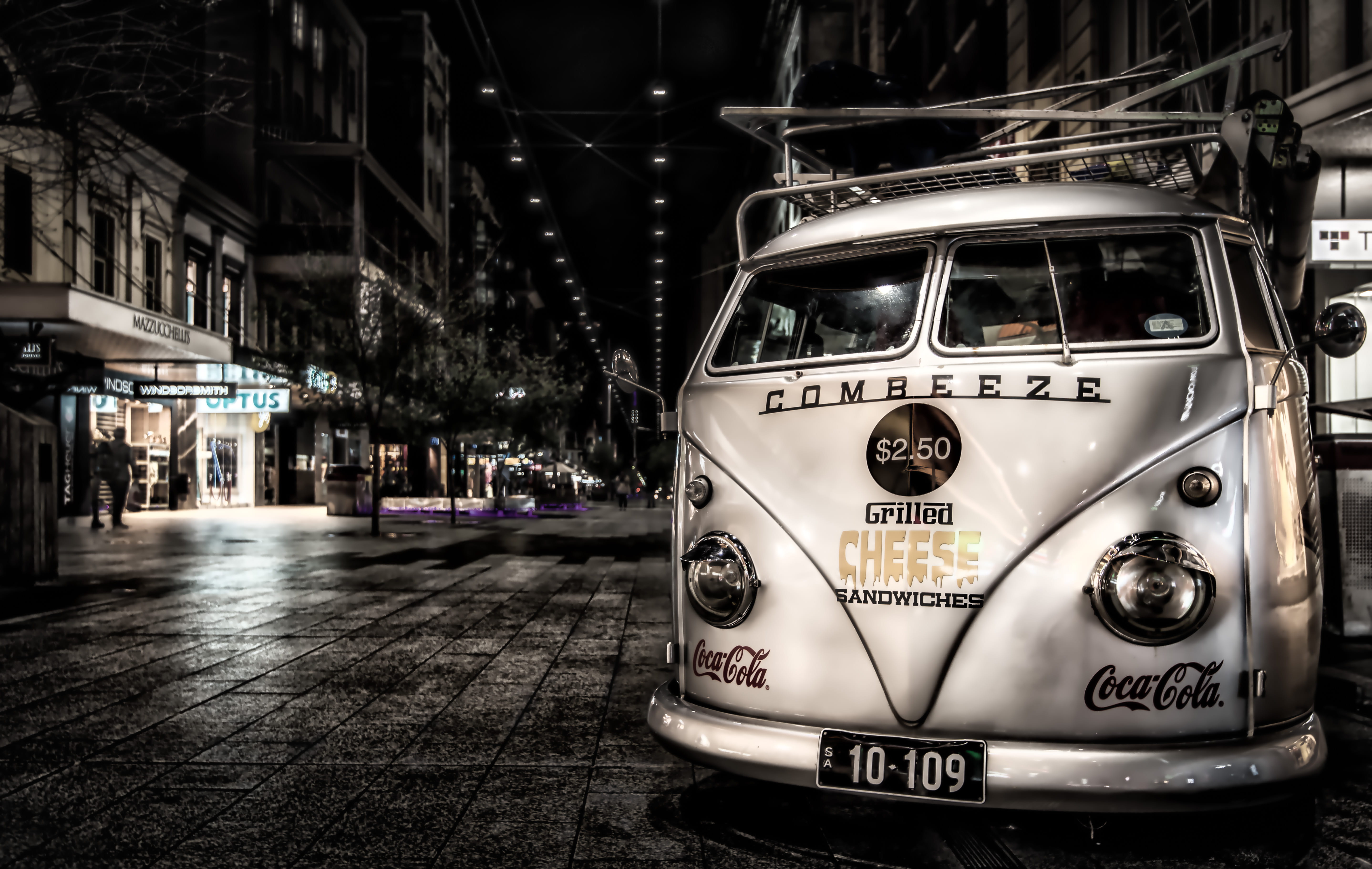 incidental people, city, text, 5K, kombi, car, western script, mode of transportation, transportation, illuminated, rundle mall, built structure, architecture, HD Wallpaper