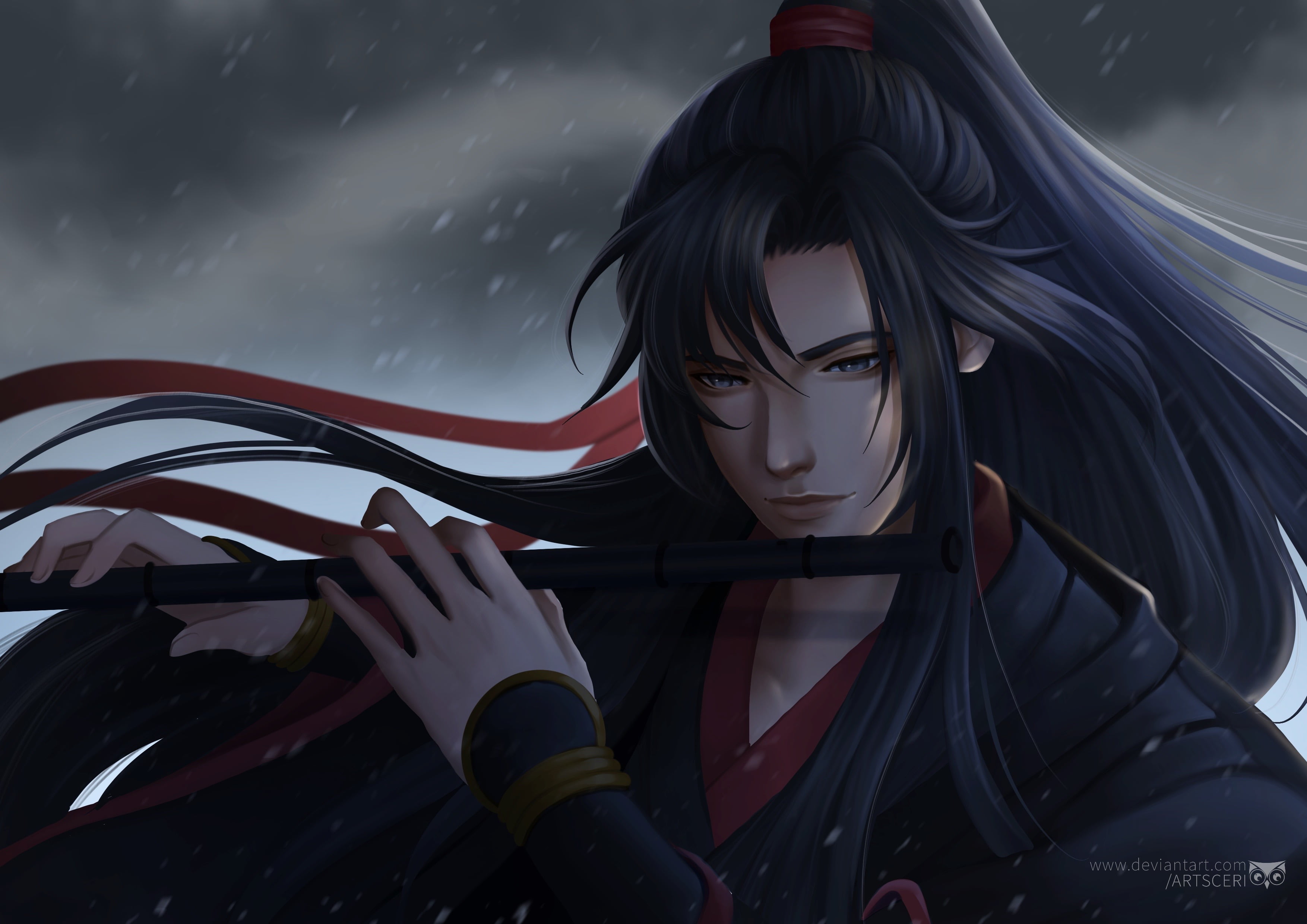 Mo Dao Zu Shi, Wei Wuxian, Anime, 2K, HD Wallpaper