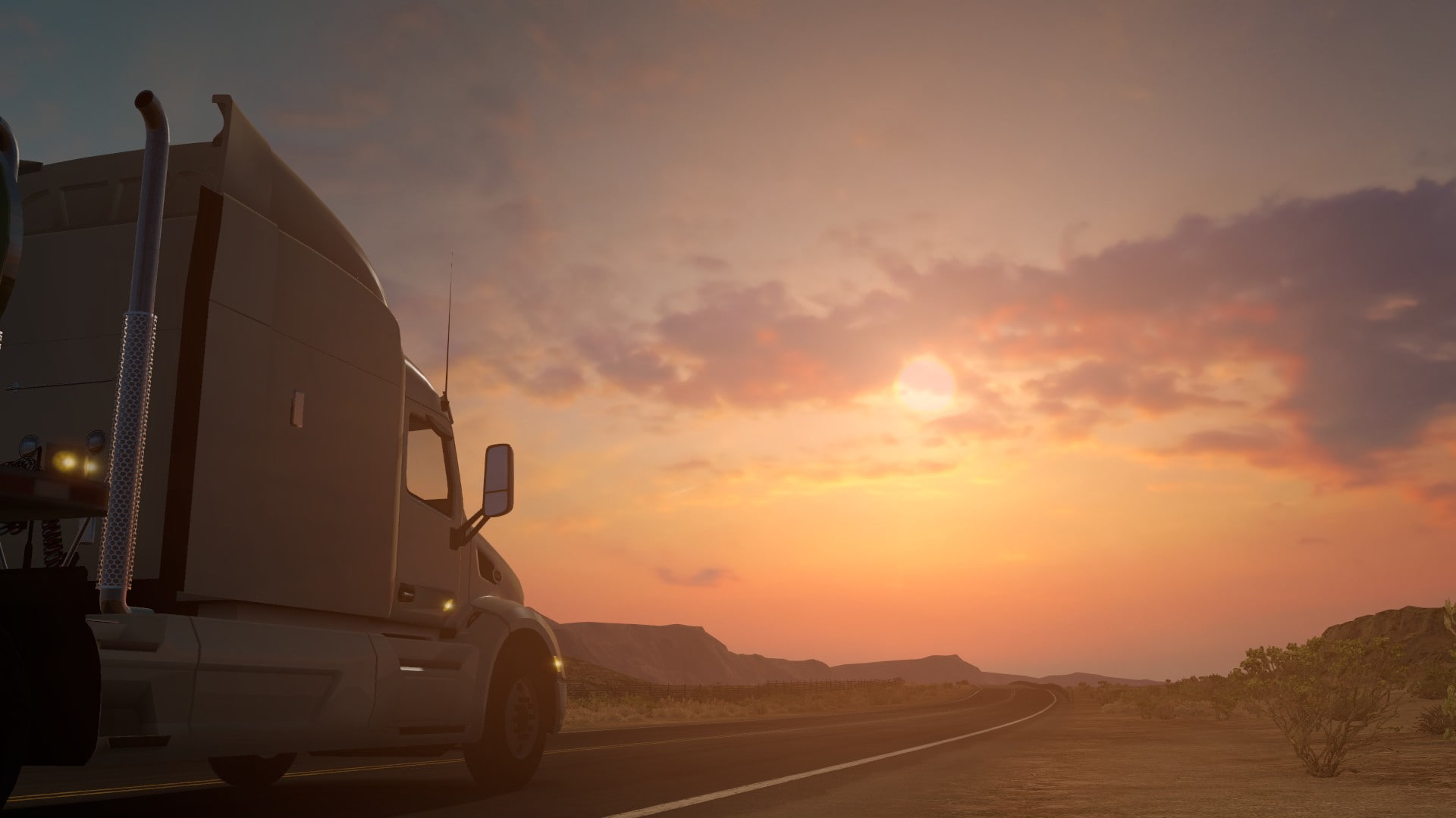 1080P, Peterbilt, American Truck Simulator, trucks, Kenworth, ATS, HD Wallpaper