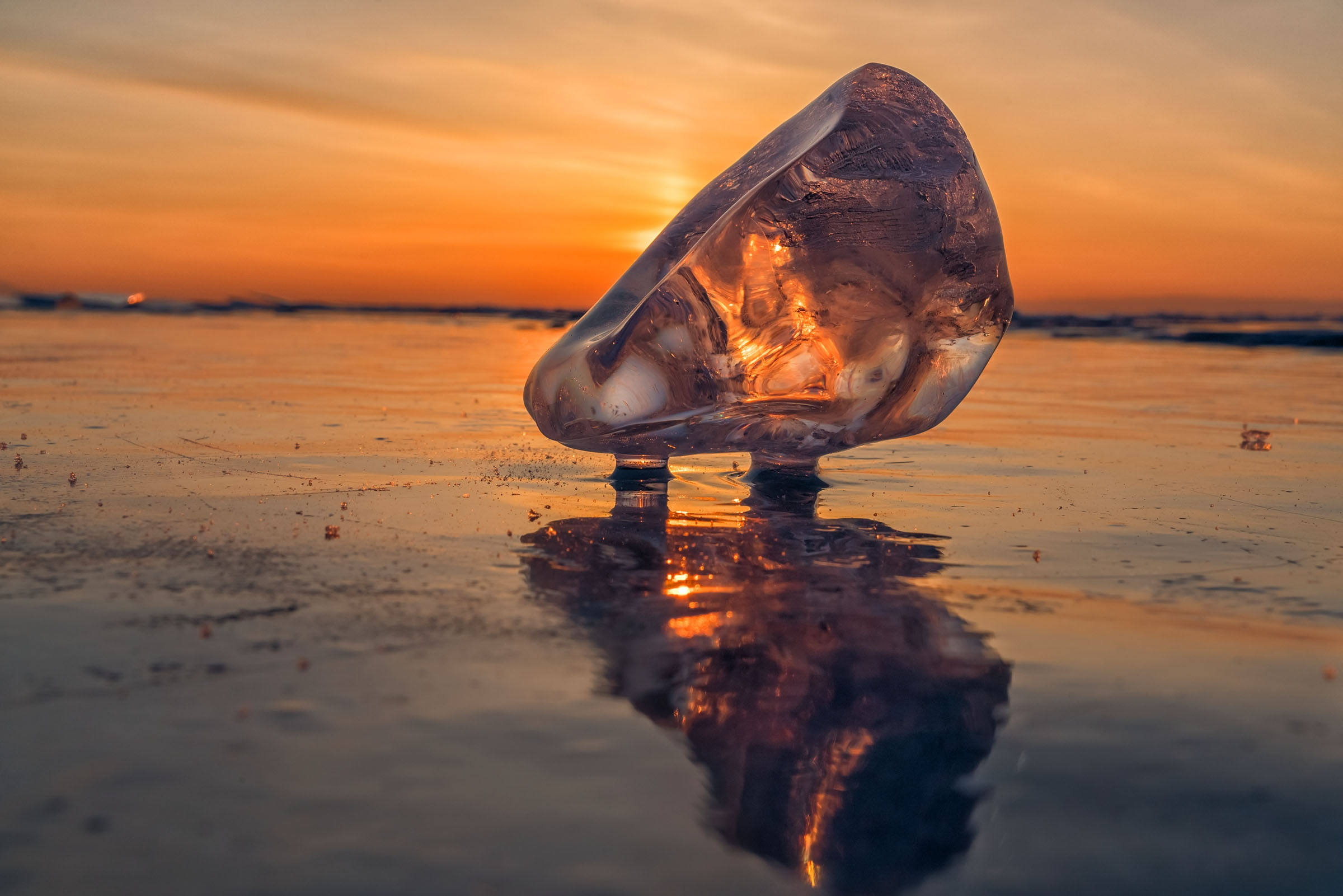 ice, Baikal, 1080P, Baikal crystal, lake, HD Wallpaper