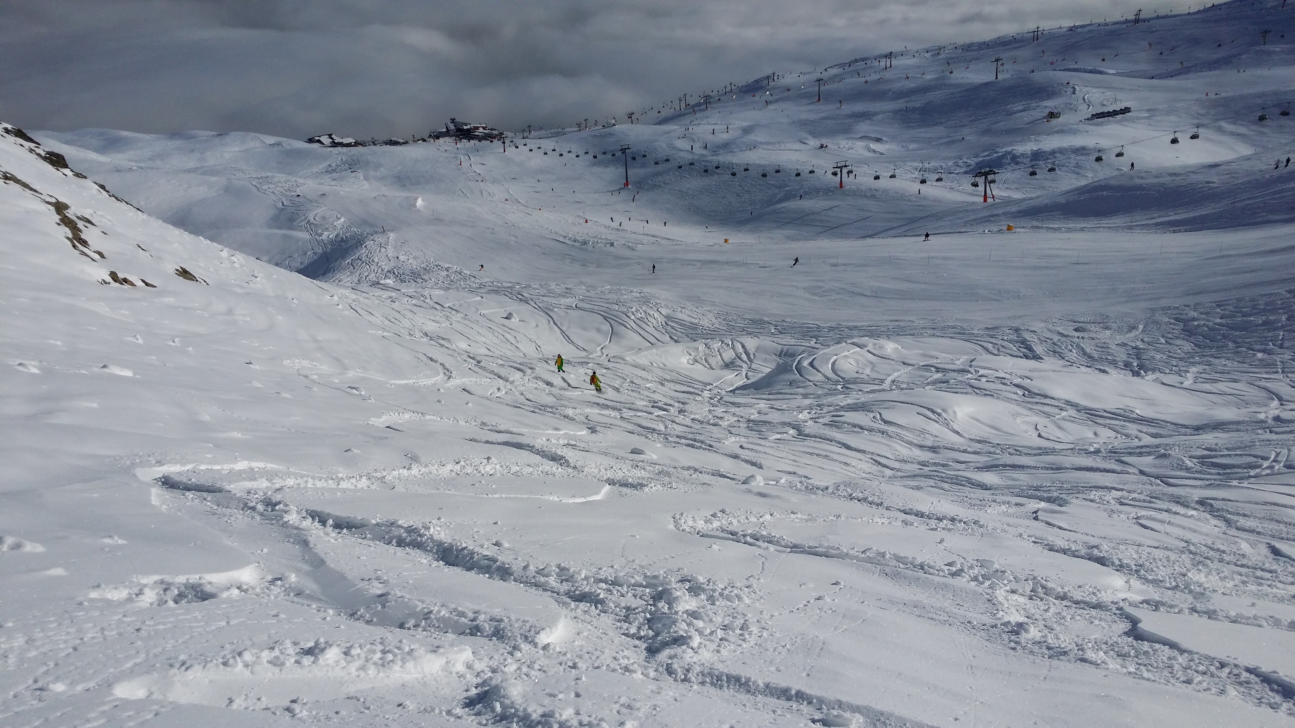 nature, tyrol, austria, summit, ski, winter dream, snowboarding, clouds, winter blast, sky, snow cannon, snowboard, riding, outdoors, snow, mountain peak, HD Wallpaper