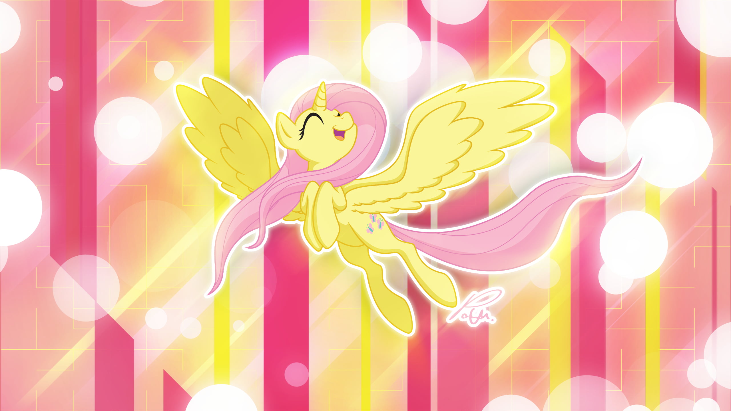My Little Pony, Fluttershy (My Little Pony), My Little Pony: Friendship is Magic, 2K, HD Wallpaper
