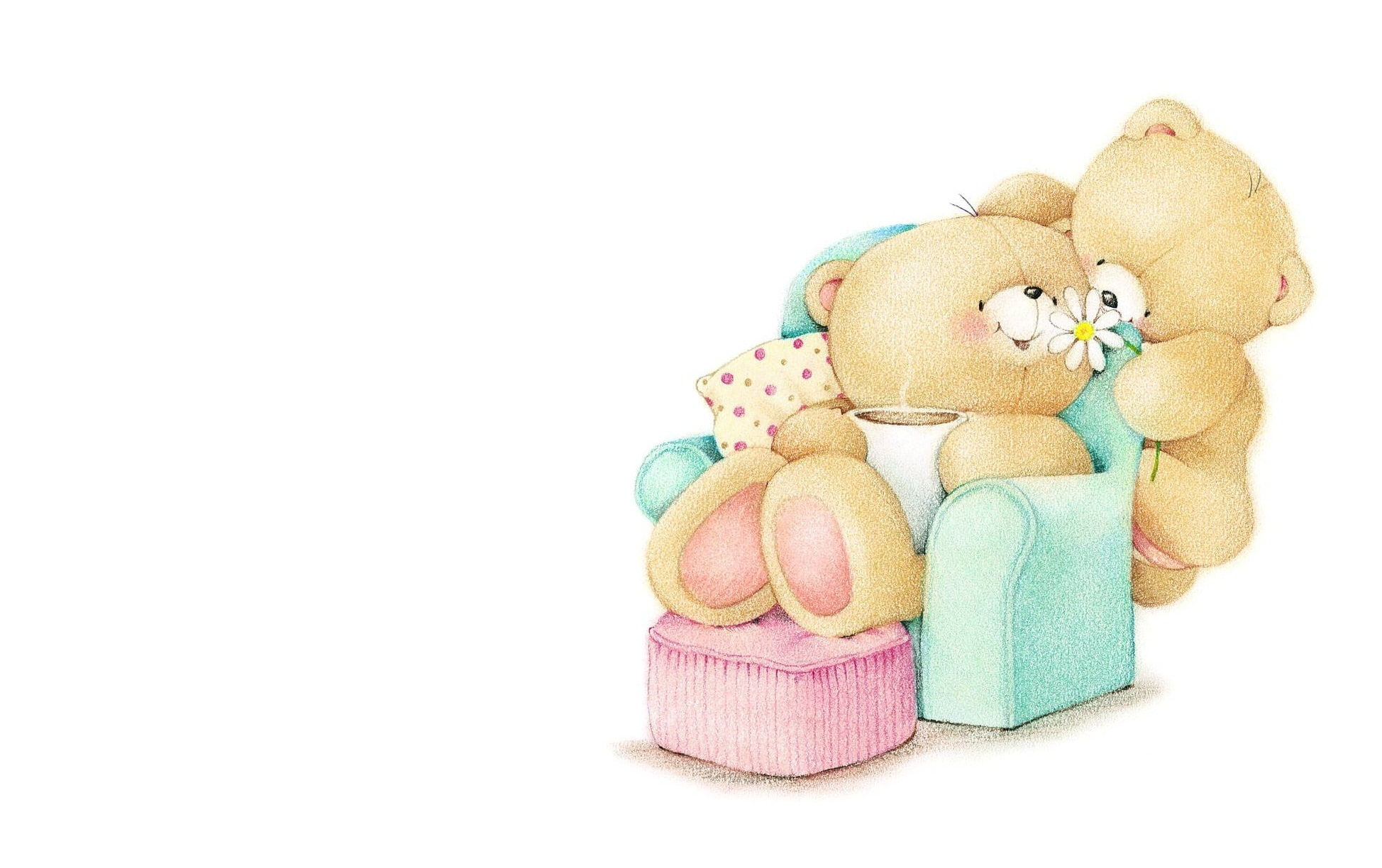 teddy bears, friendship, artwork, sweet, studio shot, cut out, macaroon, human representation, copy space, stuffed toy, temptation, representation, sweet food, HD Wallpaper