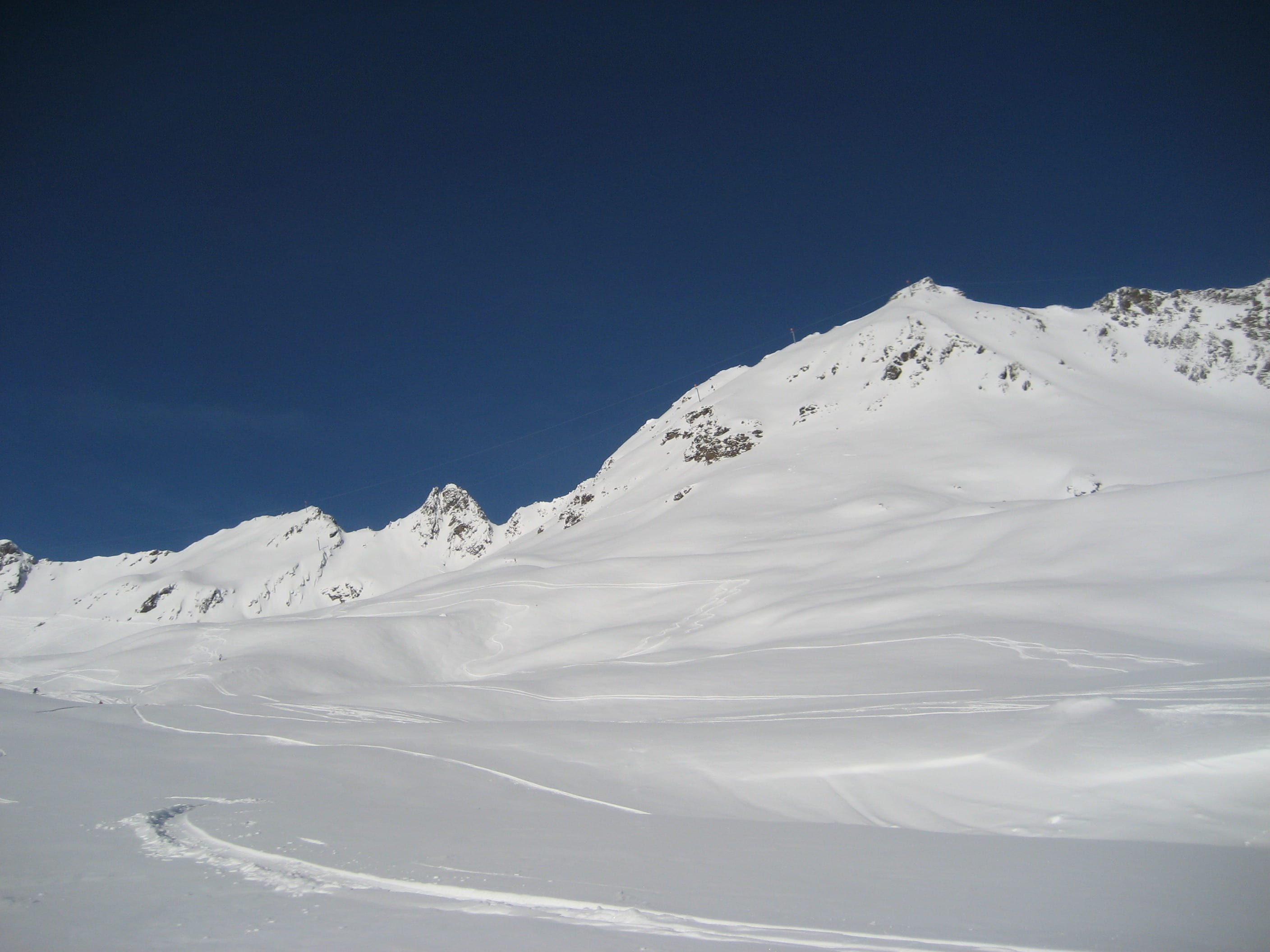 snowboard, beauty in nature, no people, off the slopes, snow landscape, view, nature, mountain, copy space, winter, winter magic, snowfall, snowfield, alpine, HD Wallpaper