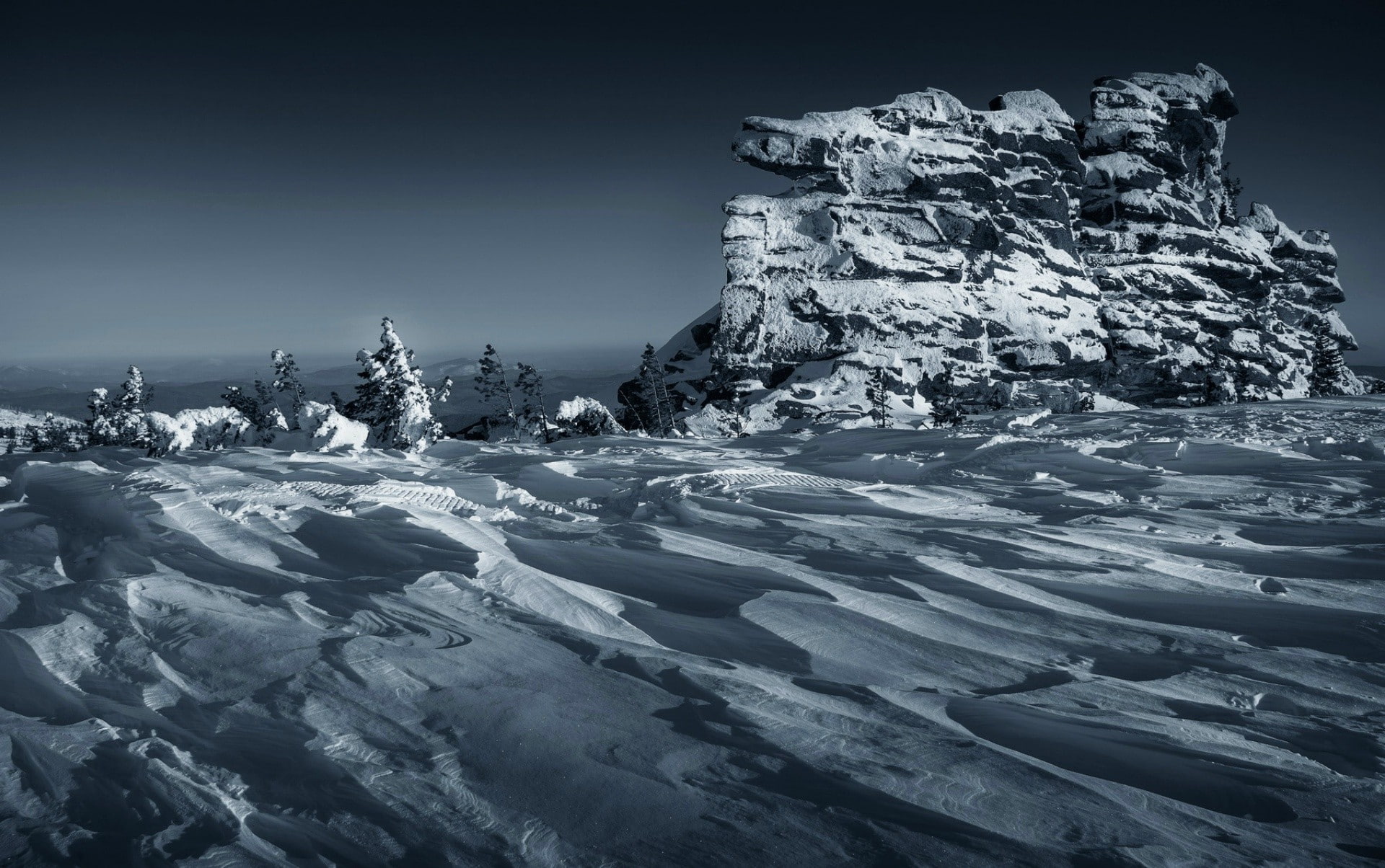 snow, Siberia, landscape, nature, winter, 1080P, ice, cold, HD Wallpaper