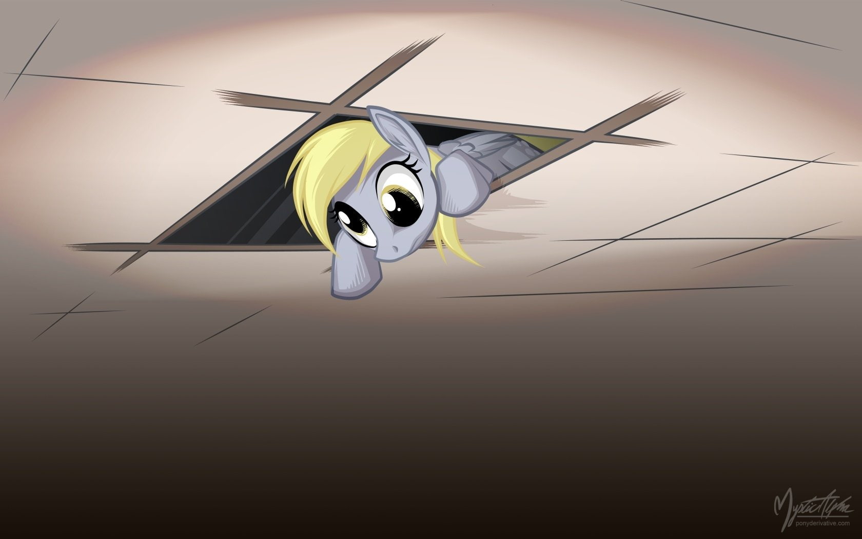 720P, My Little Pony, Ceiling, Derpy Hooves, Brush, TV Show, Artistic, My Little Pony: Friendship is Magic, HD Wallpaper
