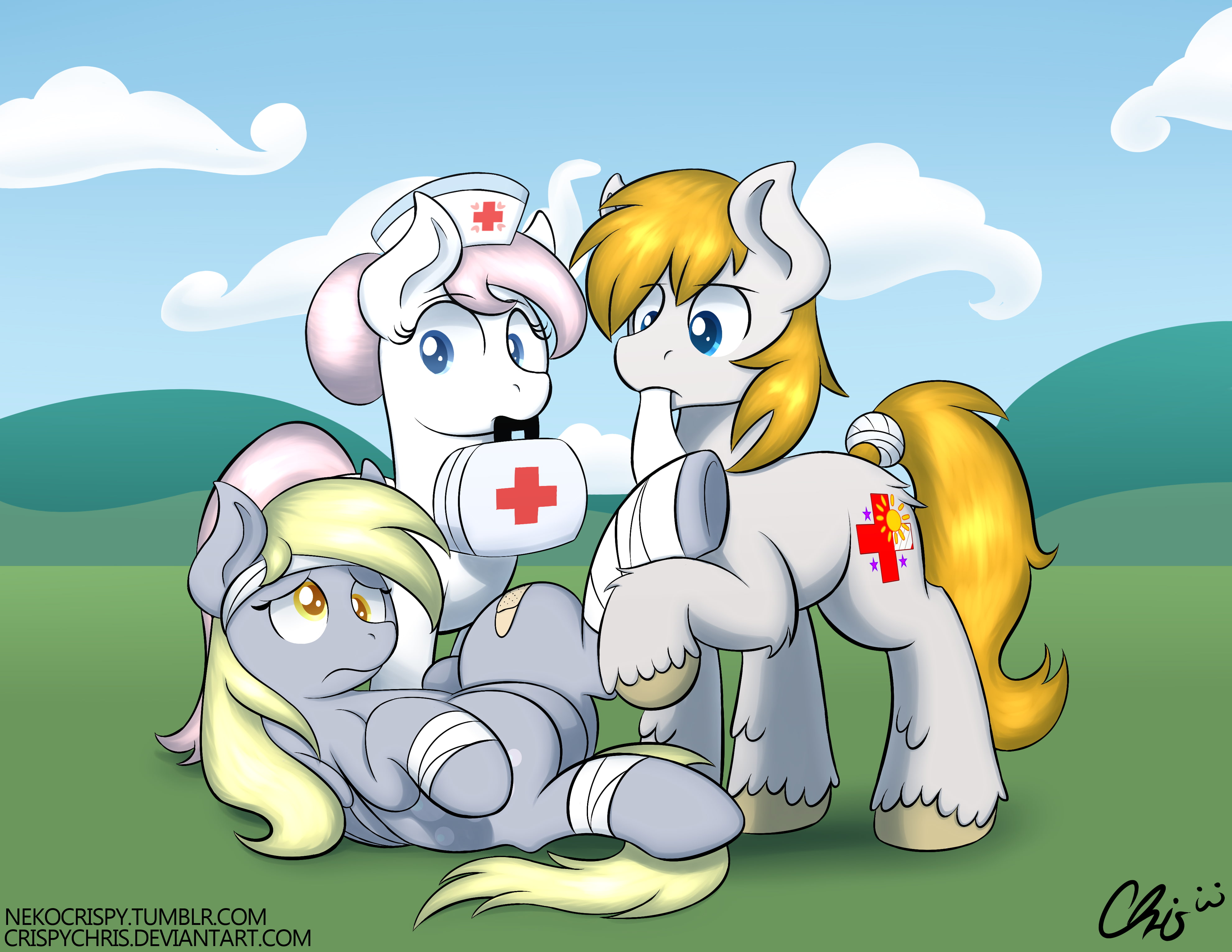 Nurse Redheart, 4K, My Little Pony, Derpy Hooves, My Little Pony: Friendship is Magic, HD Wallpaper