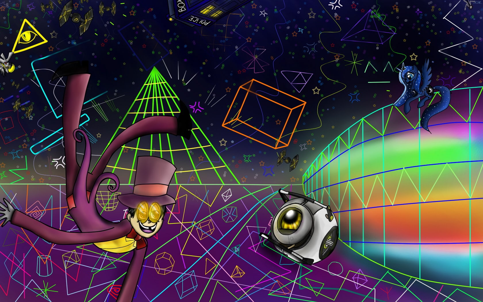 pony, data, Princess, Time, Jail, creativity, Wheatley, Star, my, Tie, backgrounds, outer, multi colored, wireless technology, internet, no people, space, HD Wallpaper
