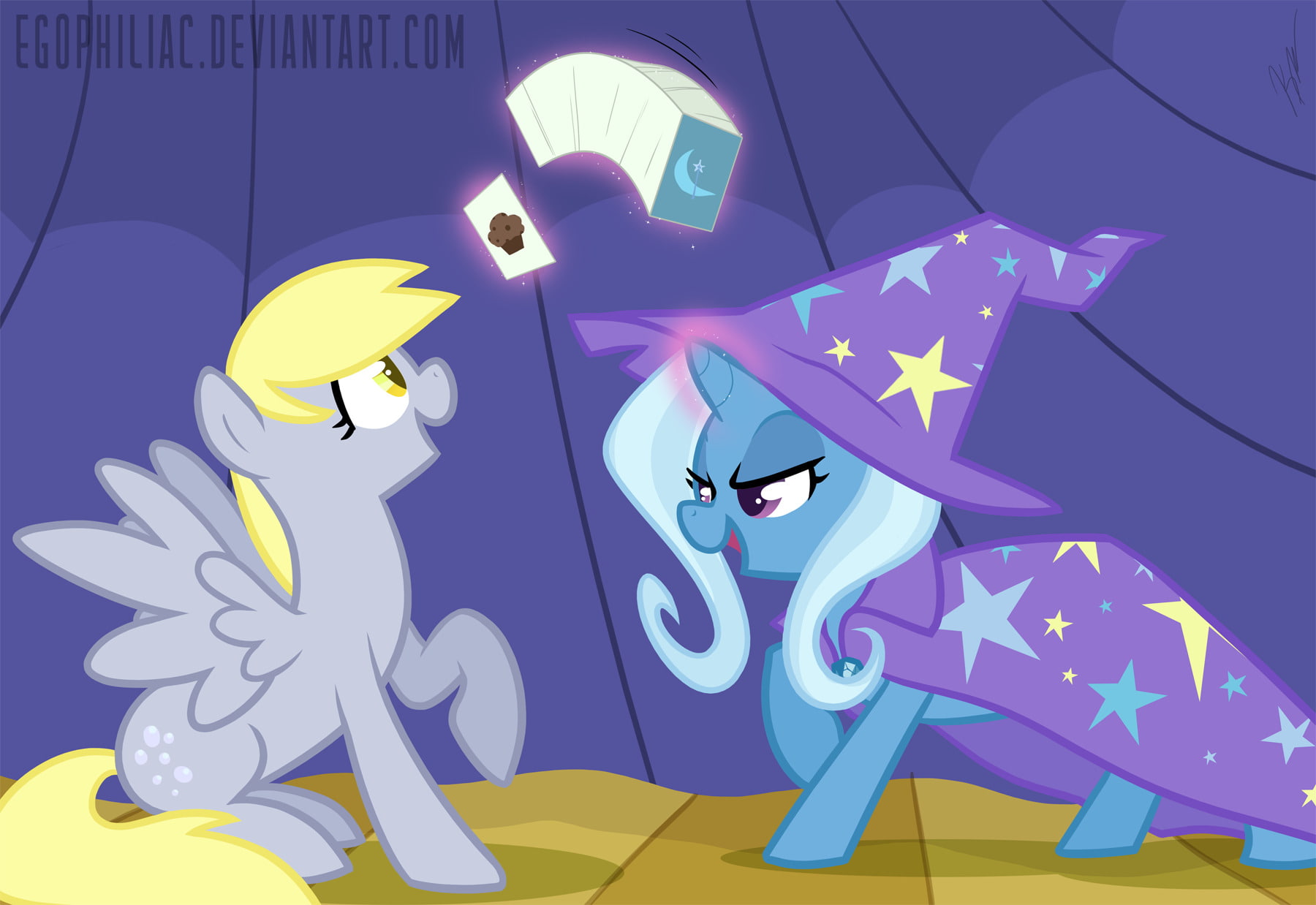 My Little Pony, My Little Pony: Friendship is Magic, Derpy Hooves, TV Show, Trixie (My Little Pony), 720P, Vector, HD Wallpaper