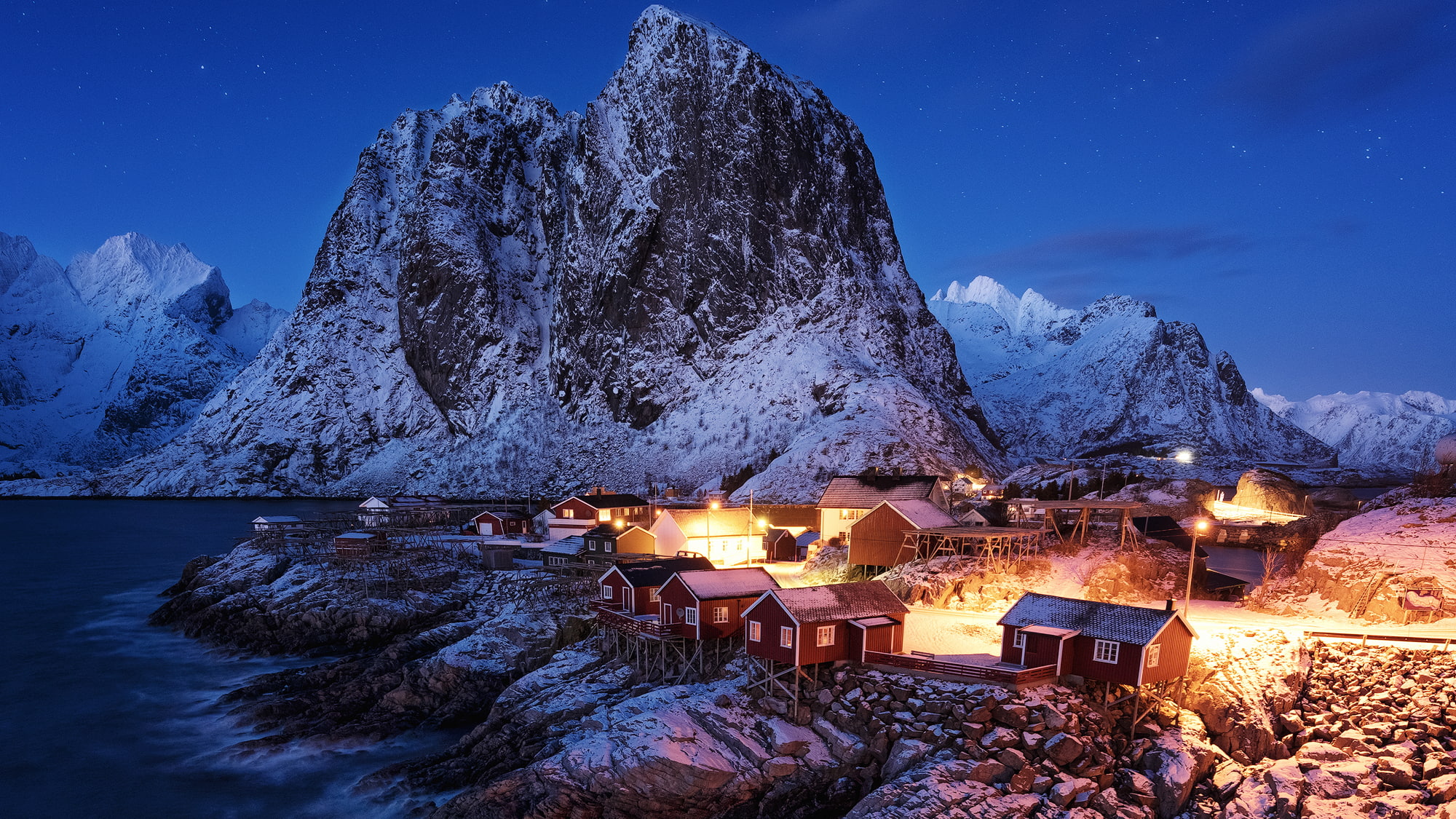 1080P, Cabins, Hamnoy, HD Wallpaper